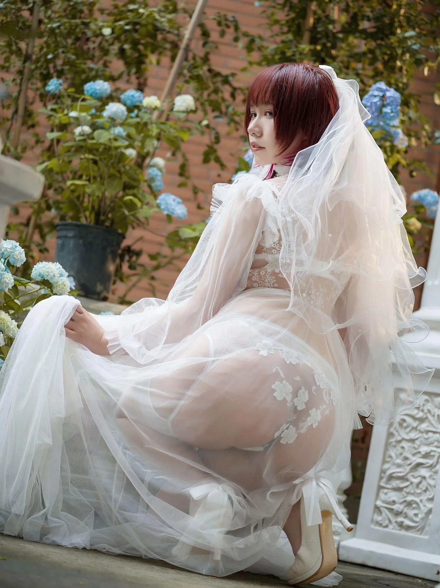 麻花麻花酱 – NO.39 黑白婚纱-白 [30P]插图8
