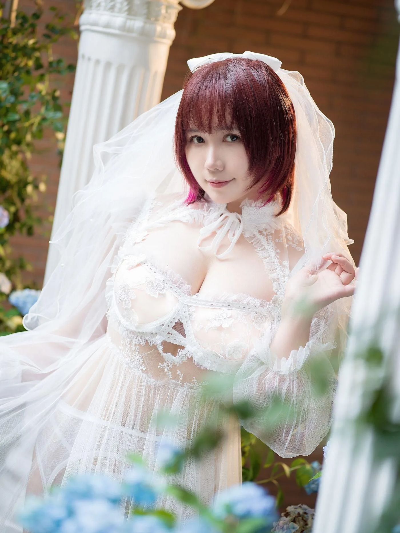 麻花麻花酱 – NO.39 黑白婚纱-白 [30P]插图9