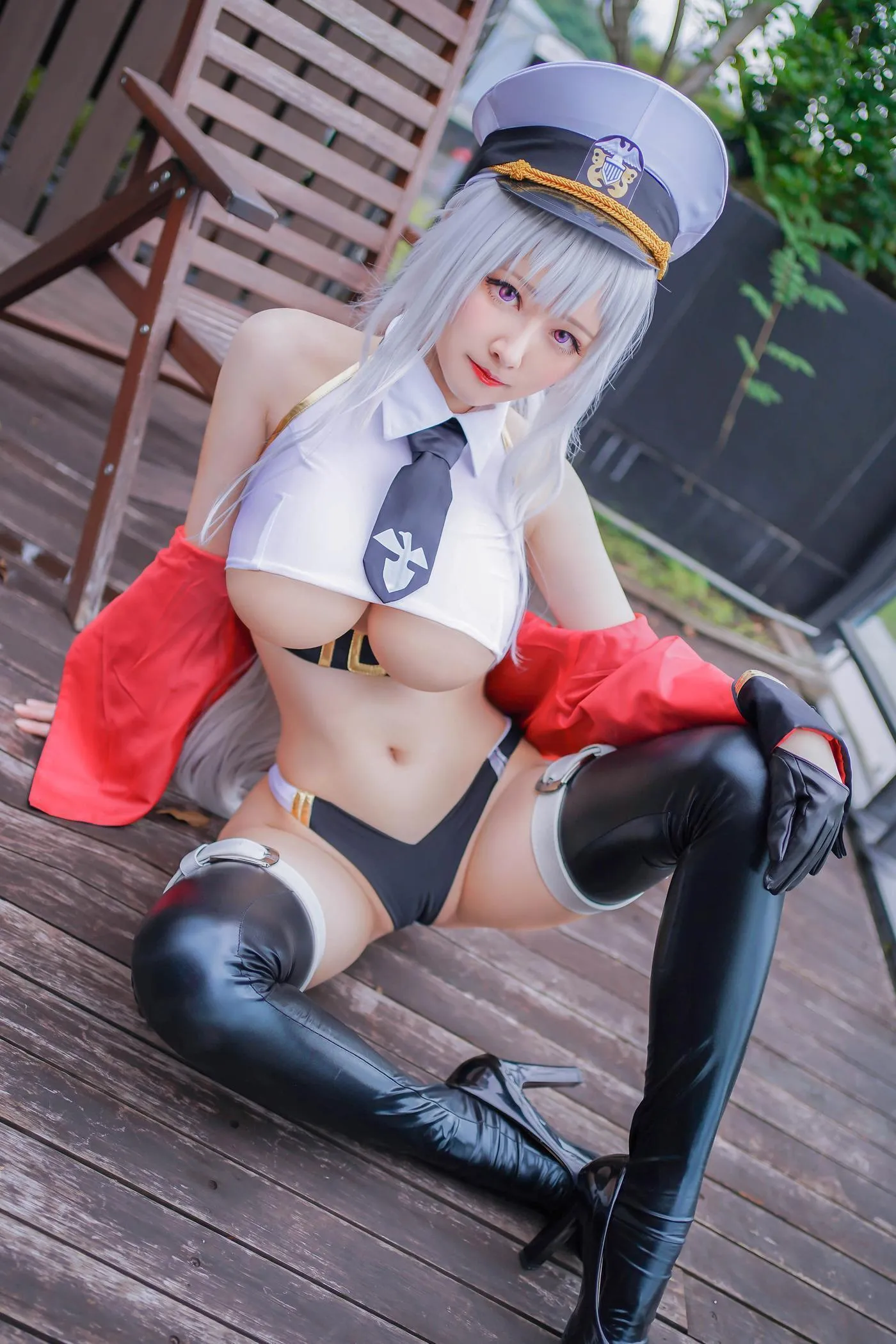 Arty亚缇 – NO.17 Azure Lane – Enterprise Swimsuit [15P]插图7