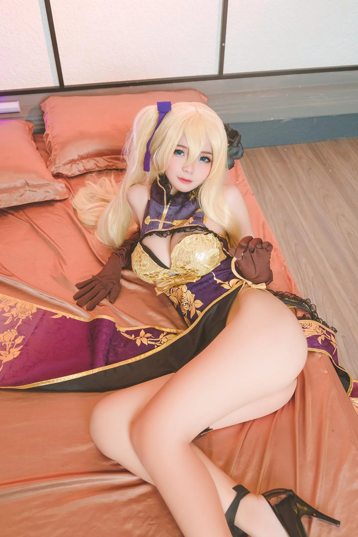 Azami – NO.39 金莲旗袍 [23P]插图6