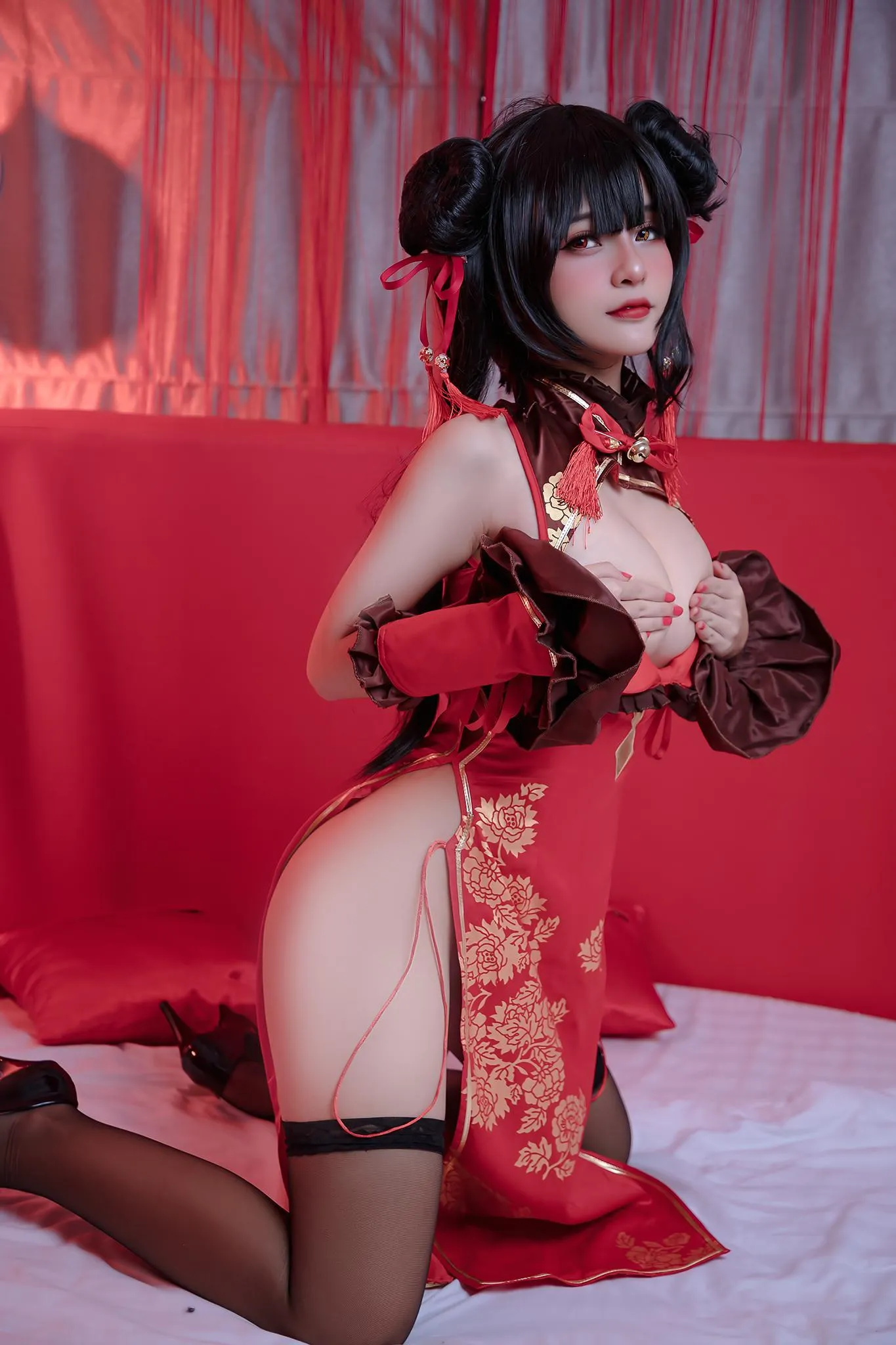 Azami – NO.45 狂三旗袍 [14P]插图