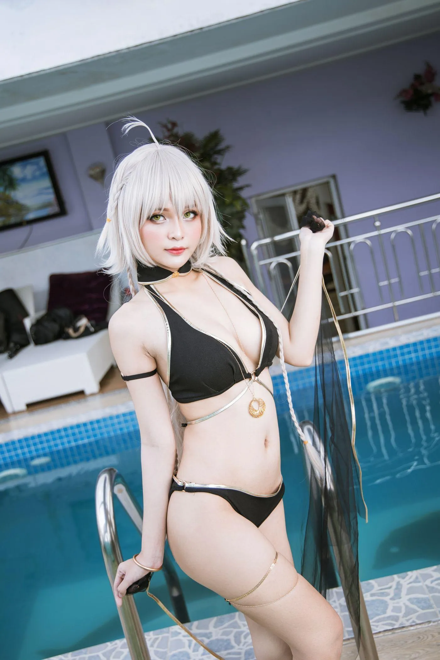Azami – NO.48 泳装黑贞 [15P]插图8