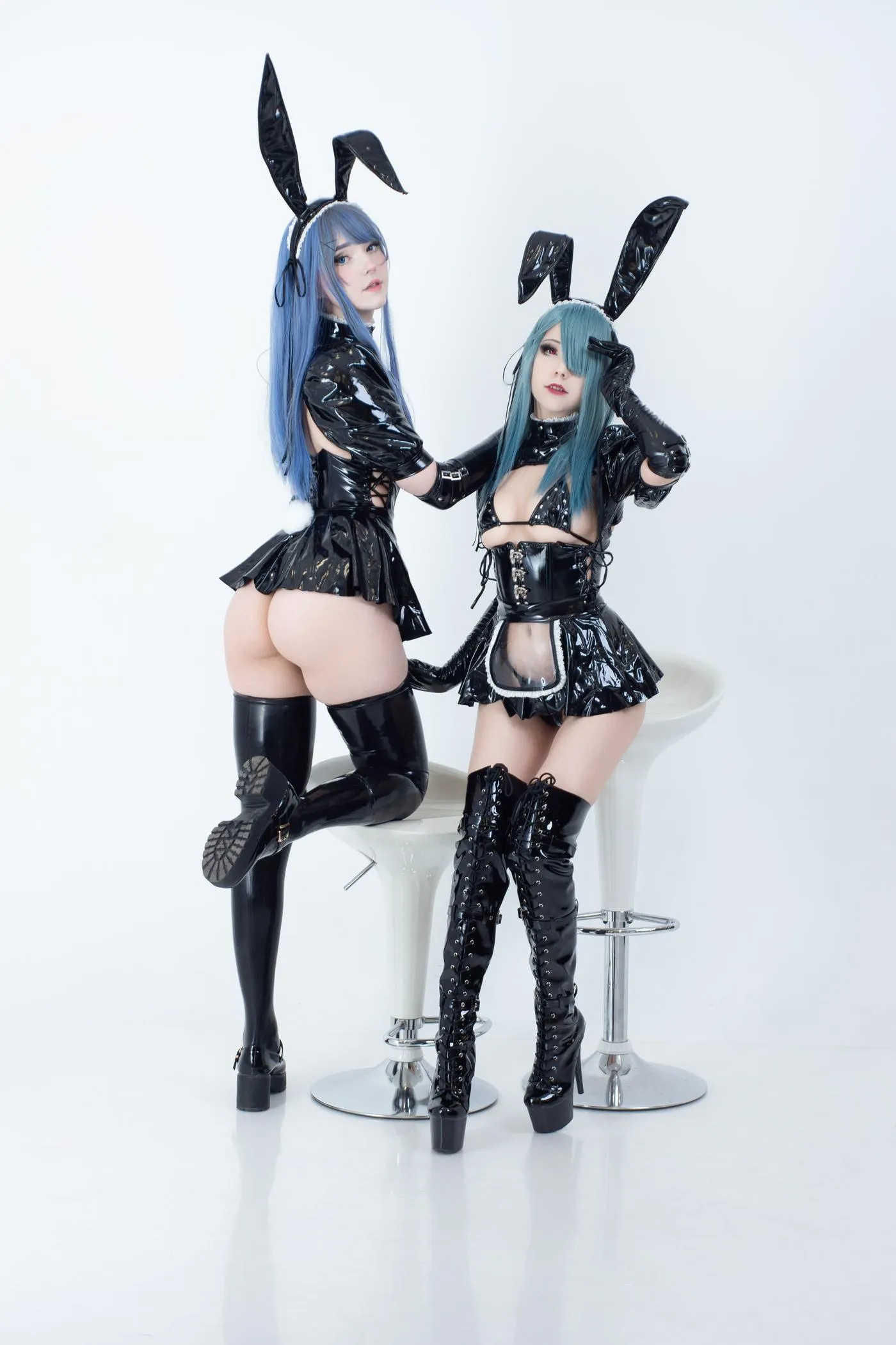 Candy Ball – NO.11 Latex Bunny Twins [57P]插图4