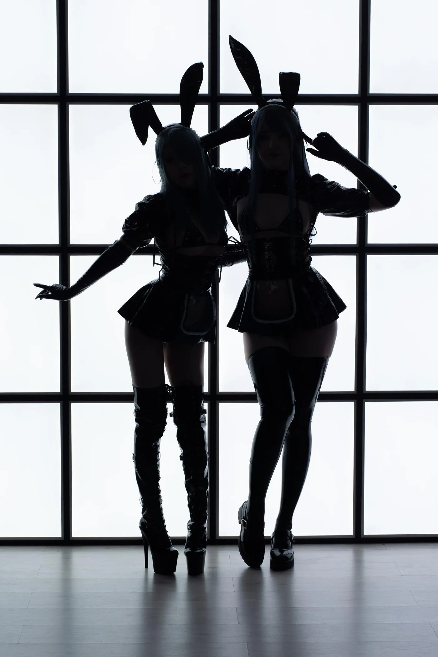 Candy Ball – NO.11 Latex Bunny Twins [57P]插图6
