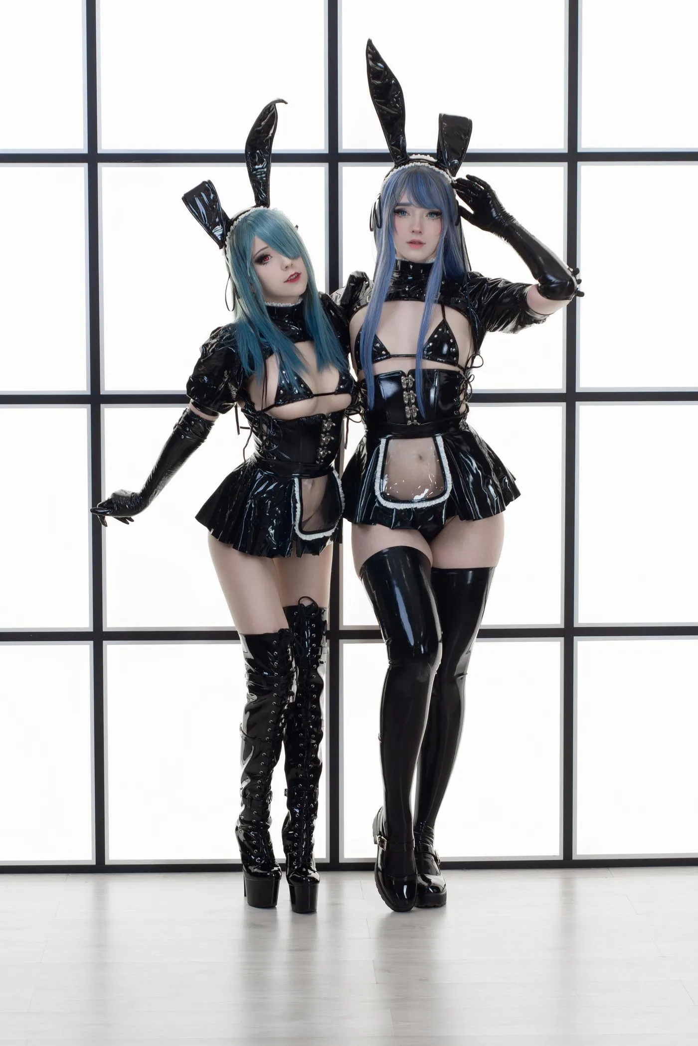 Candy Ball – NO.11 Latex Bunny Twins [57P]插图7