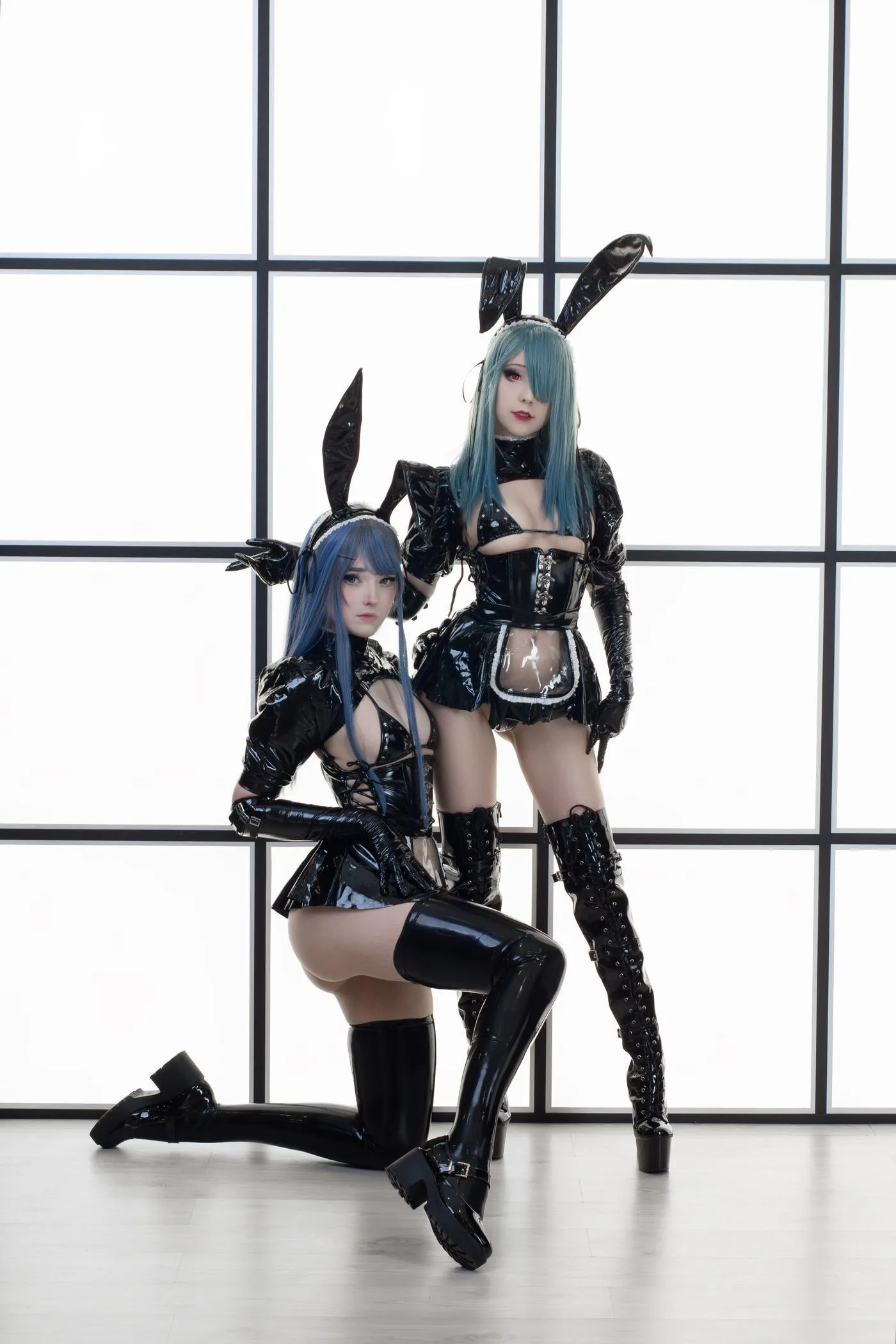 Candy Ball – NO.11 Latex Bunny Twins [57P]插图9