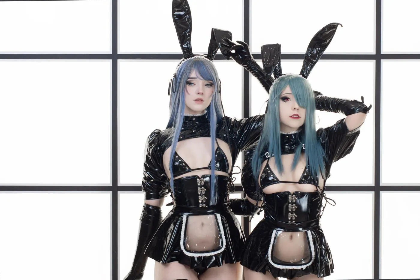 Candy Ball – NO.11 Latex Bunny Twins [57P]插图2