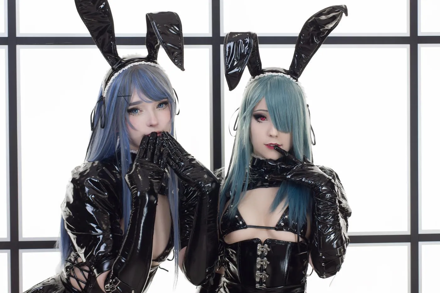 Candy Ball – NO.11 Latex Bunny Twins [57P]插图4
