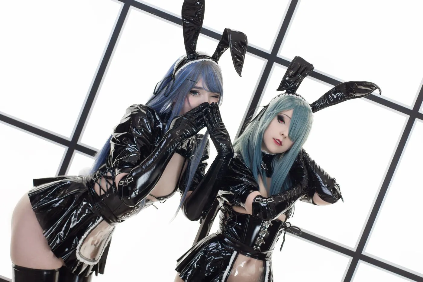 Candy Ball – NO.11 Latex Bunny Twins [57P]插图5