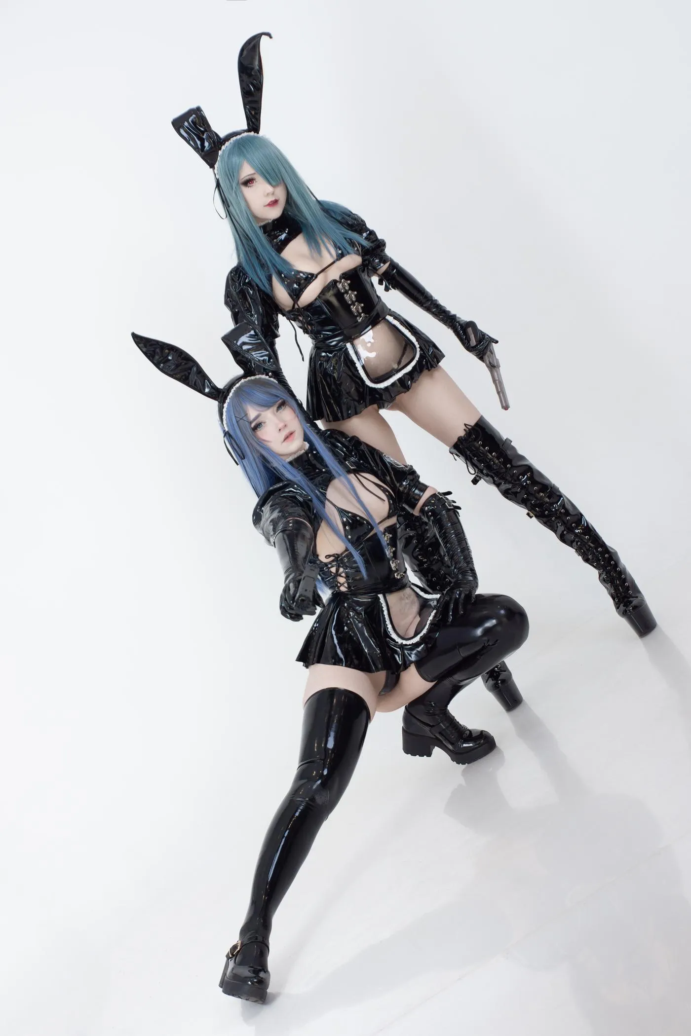 Candy Ball – NO.11 Latex Bunny Twins [57P]插图