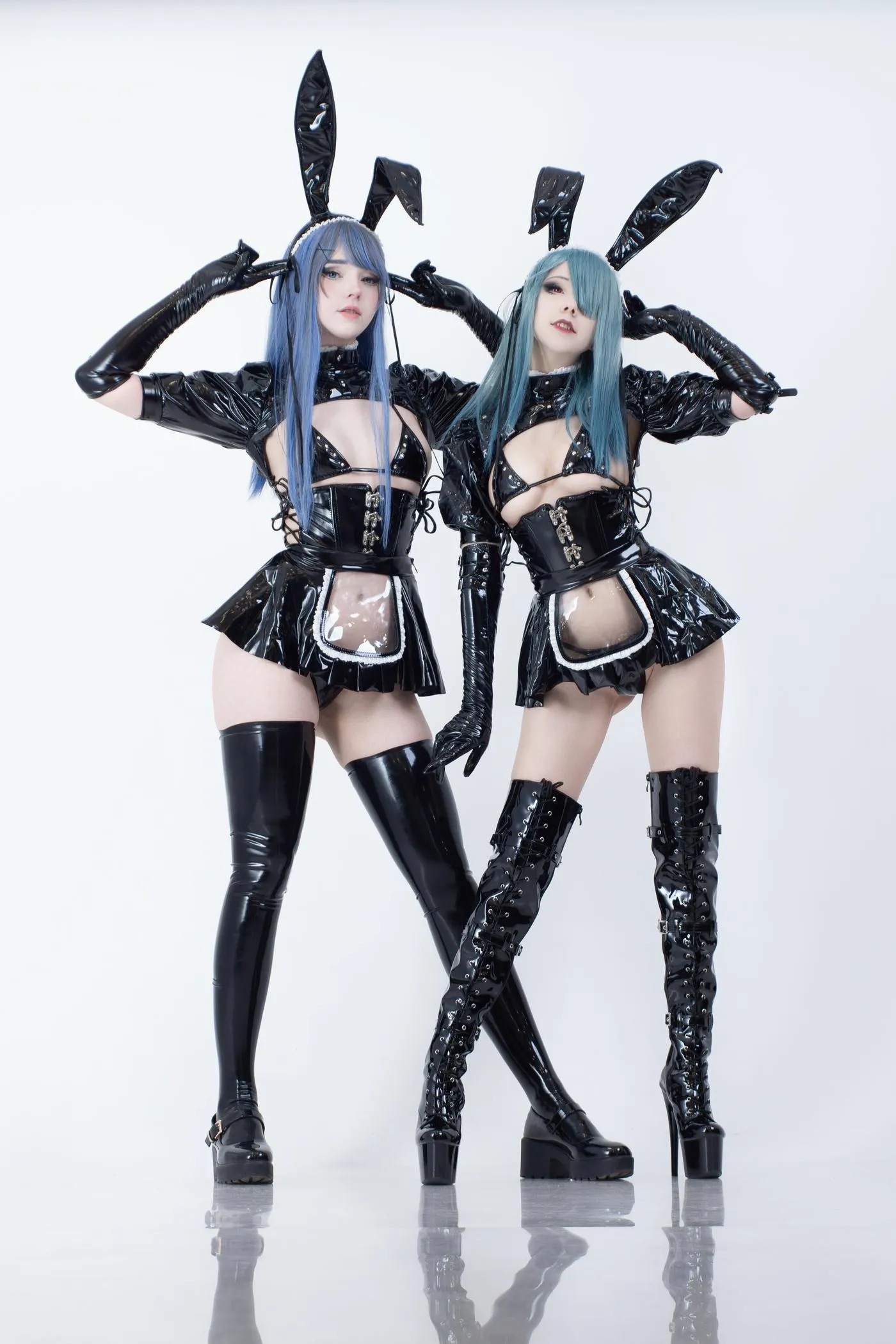 Candy Ball – NO.11 Latex Bunny Twins [57P]插图2