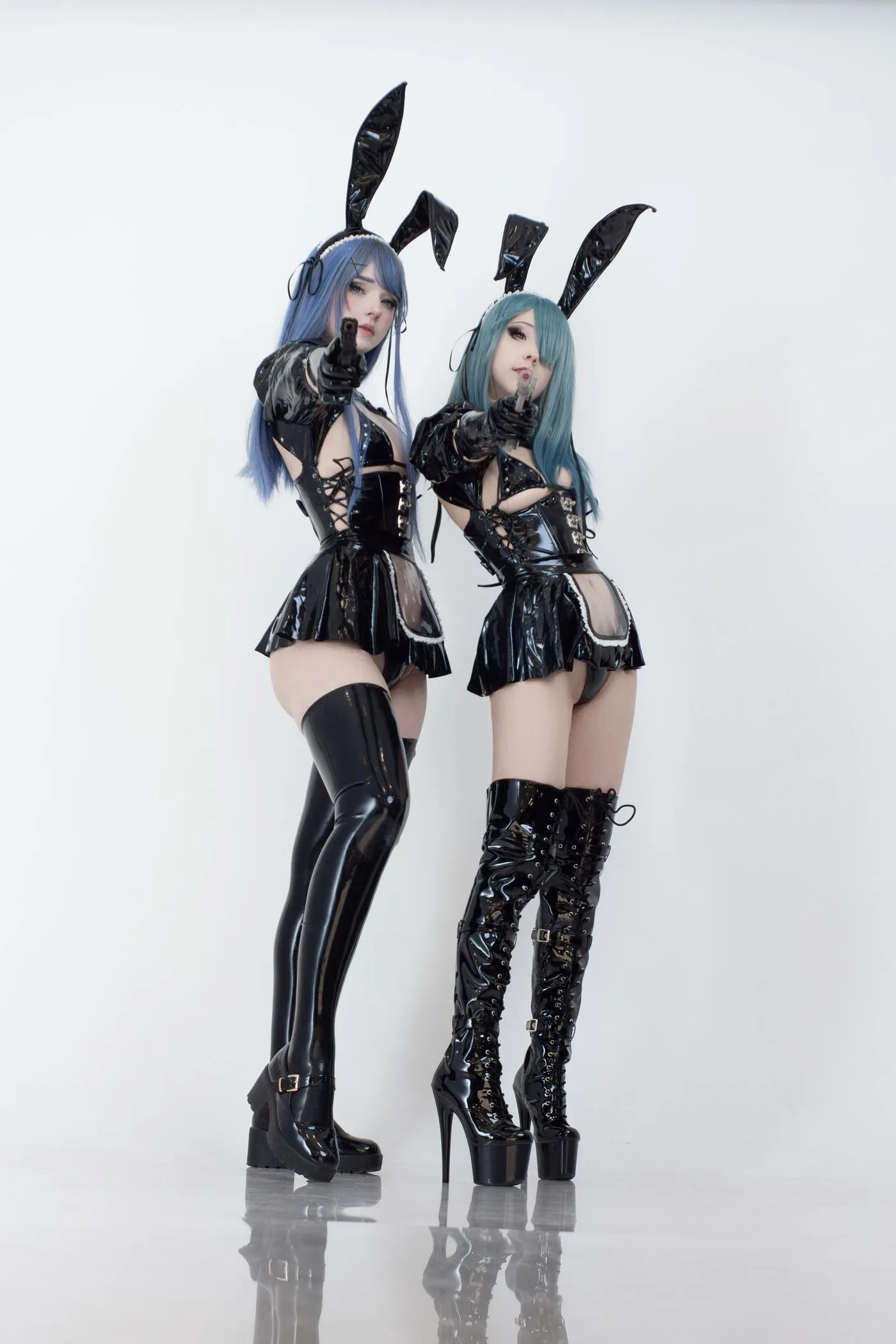 Candy Ball – NO.11 Latex Bunny Twins [57P]插图3