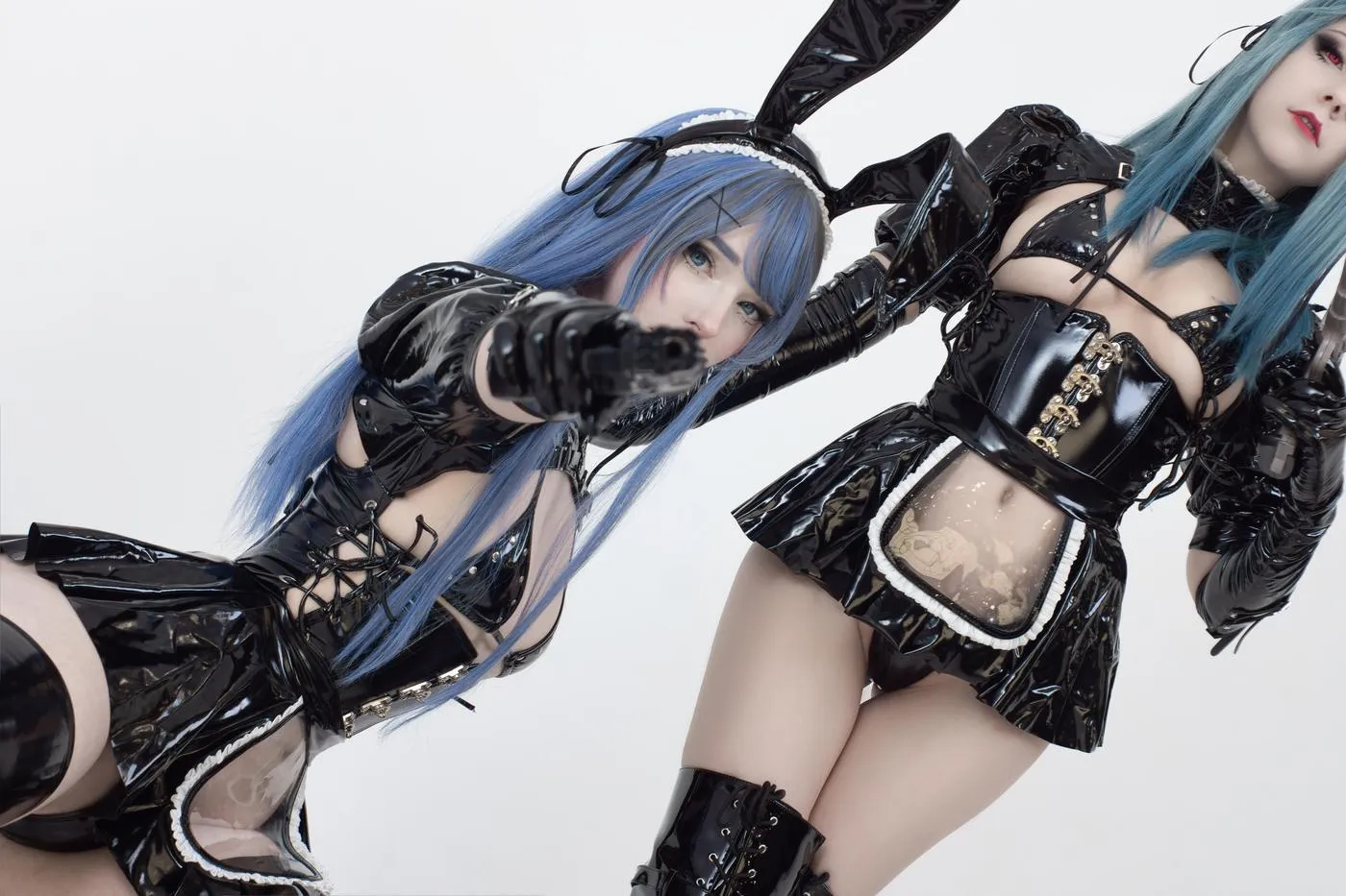 Candy Ball – NO.11 Latex Bunny Twins [57P]插图5