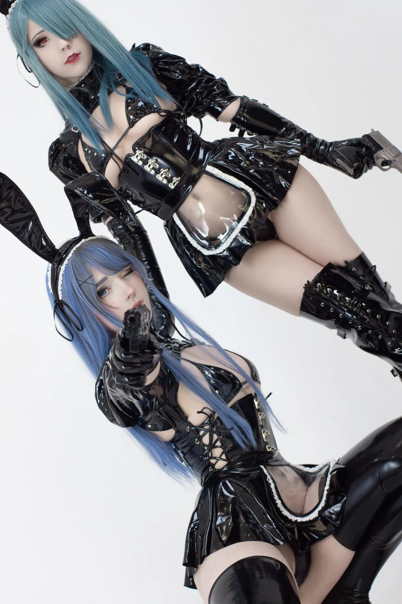 Candy Ball – NO.11 Latex Bunny Twins [57P]插图7
