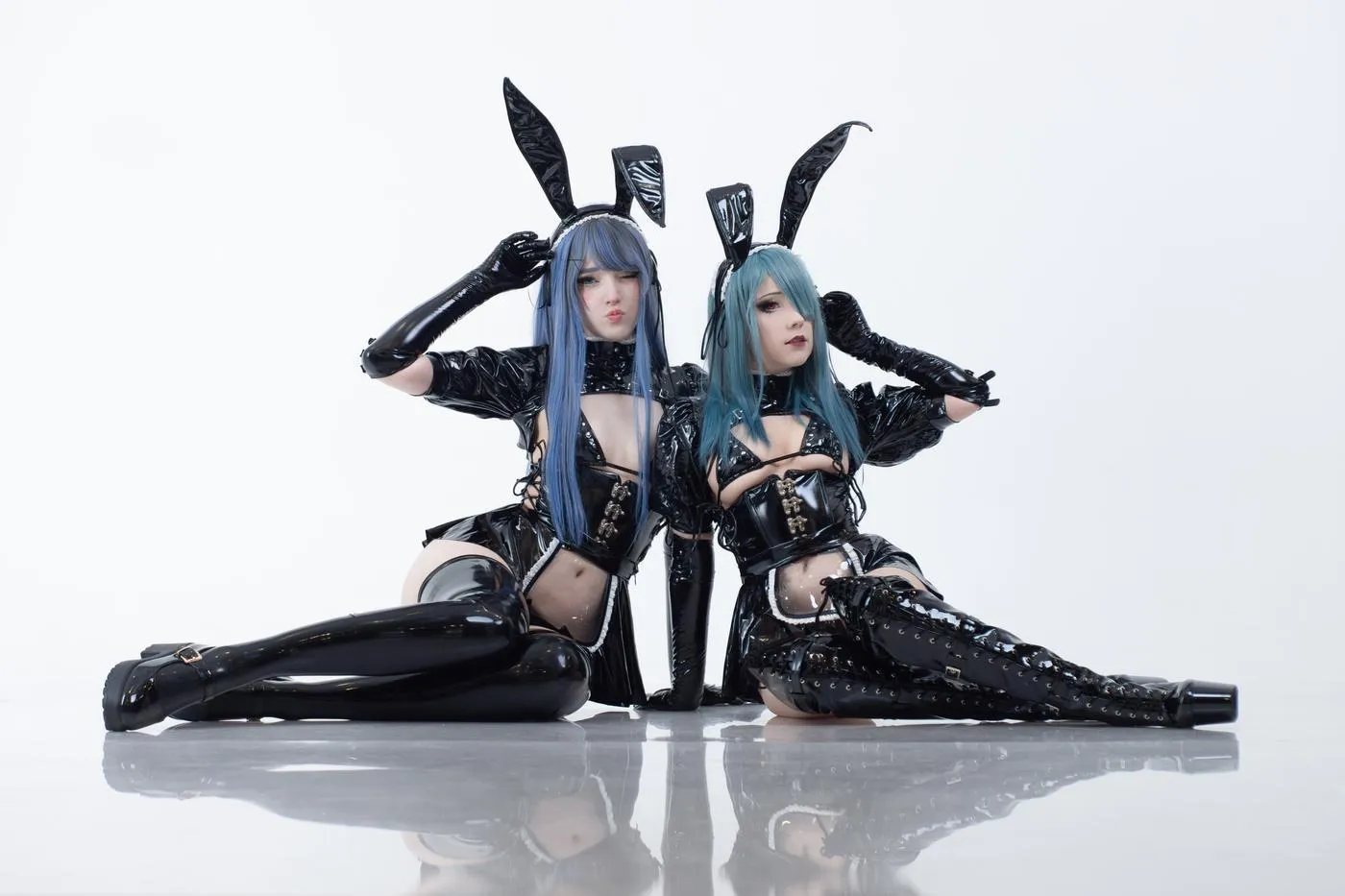 Candy Ball – NO.11 Latex Bunny Twins [57P]插图3