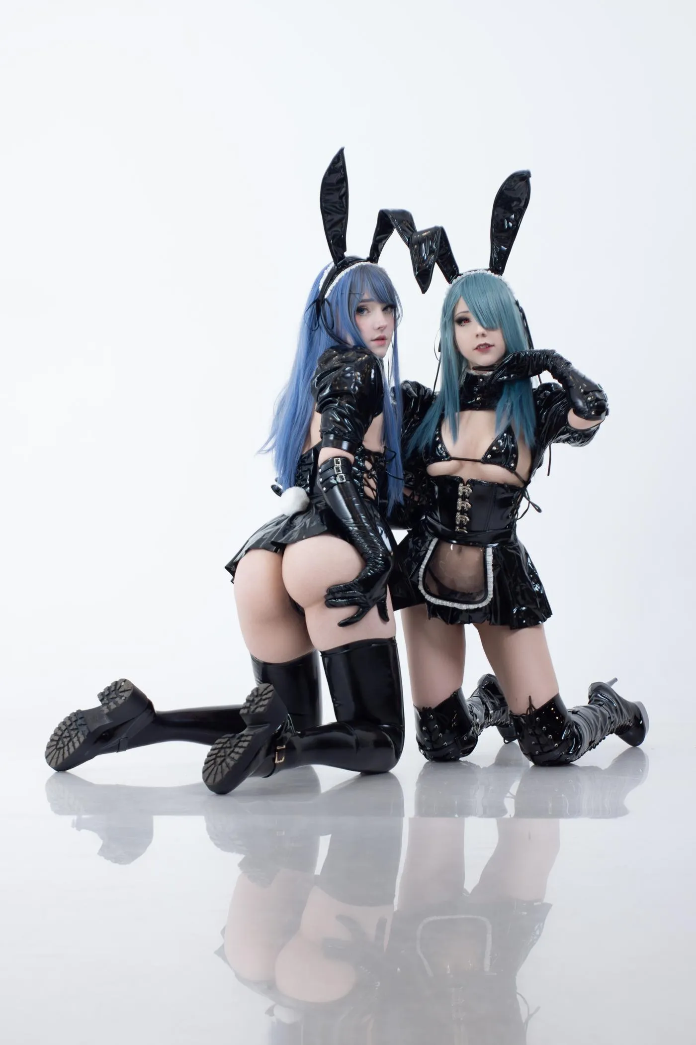 Candy Ball – NO.11 Latex Bunny Twins [57P]插图3