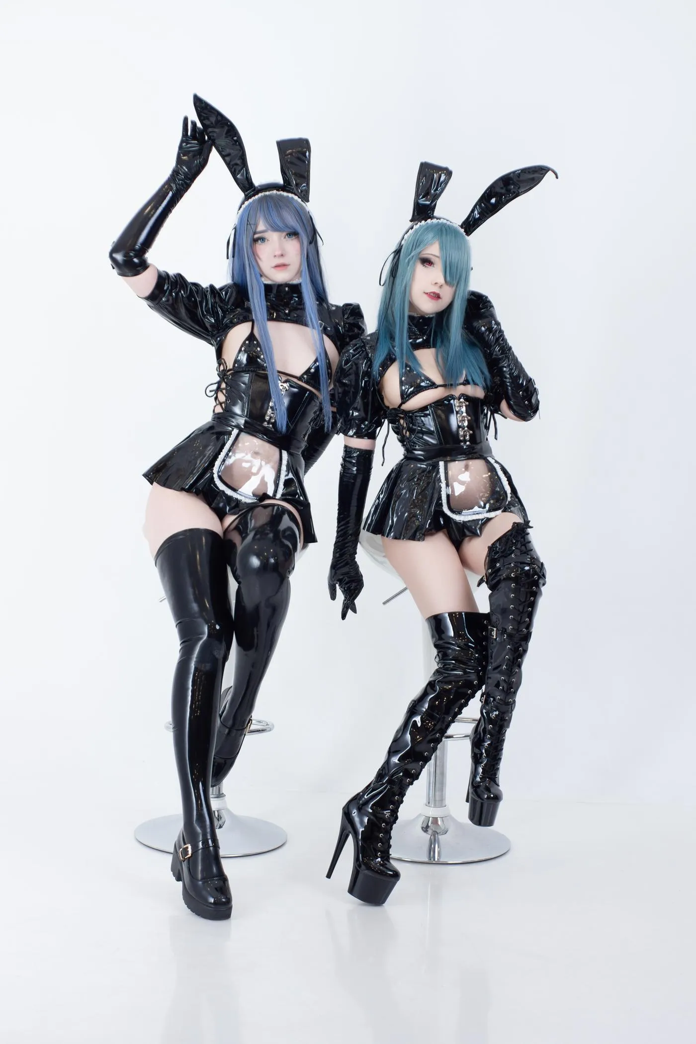 Candy Ball – NO.11 Latex Bunny Twins [57P]插图5