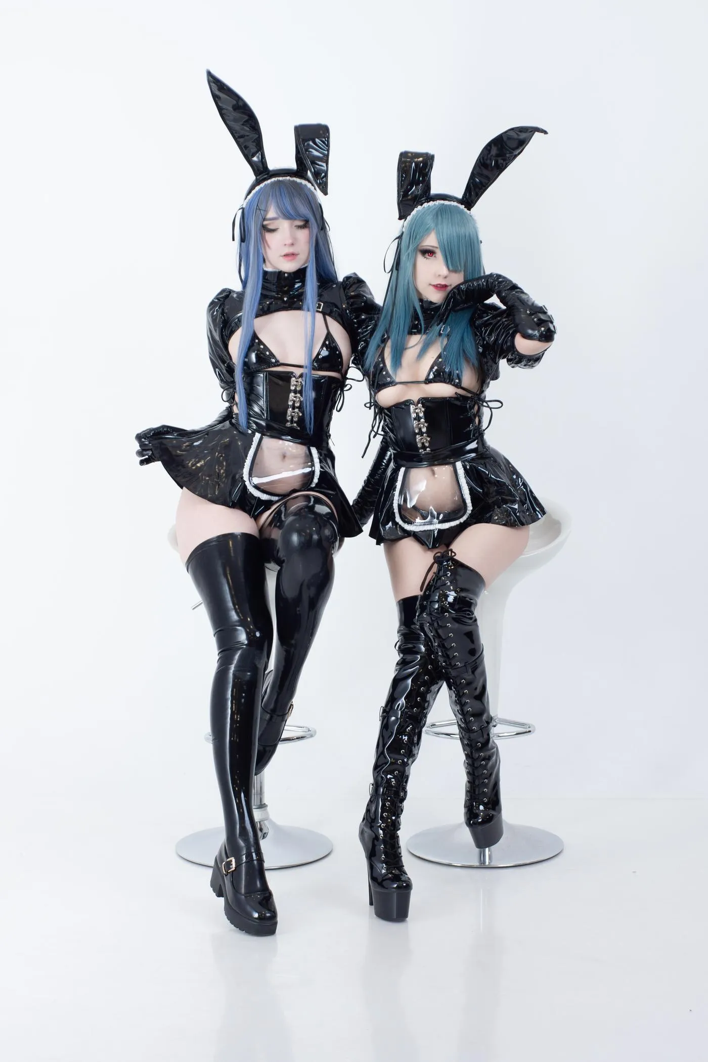 Candy Ball – NO.11 Latex Bunny Twins [57P]插图6