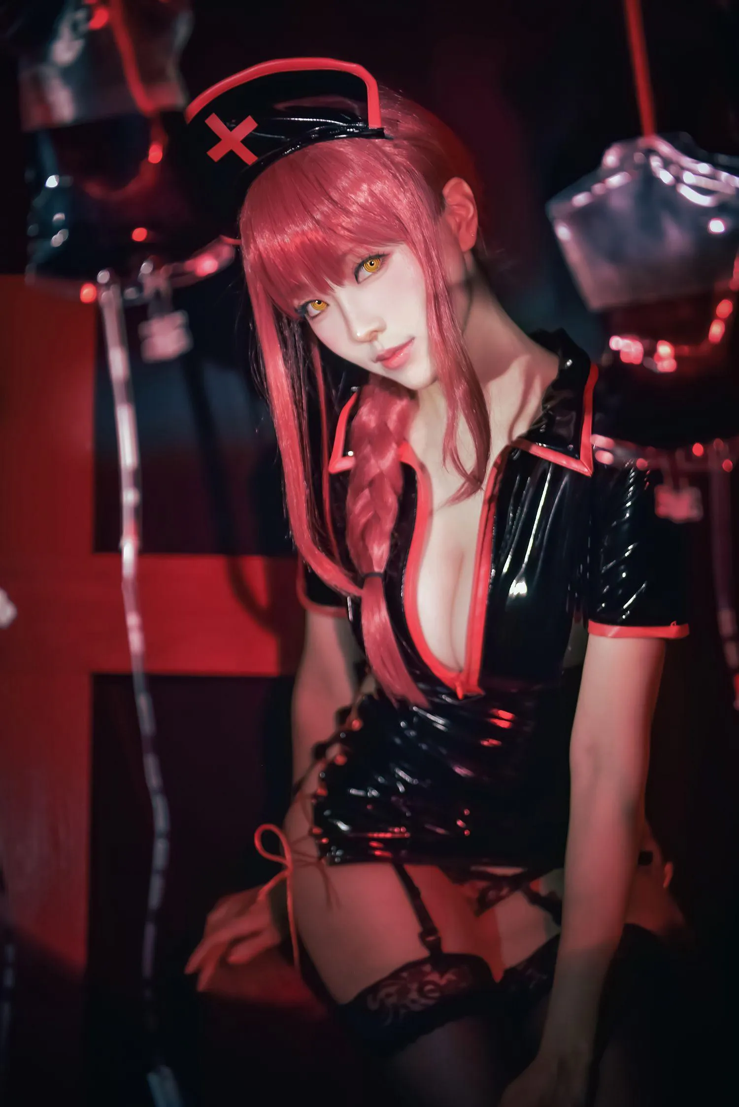 ElyEE子 – NO.100 Makima-Makima Black Nurse [28P]插图1