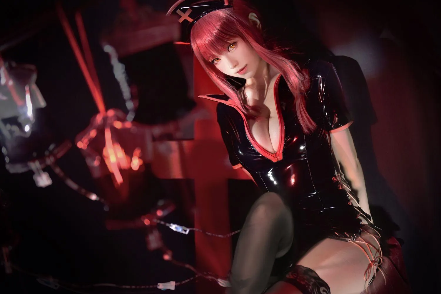 ElyEE子 – NO.100 Makima-Makima Black Nurse [28P]插图4