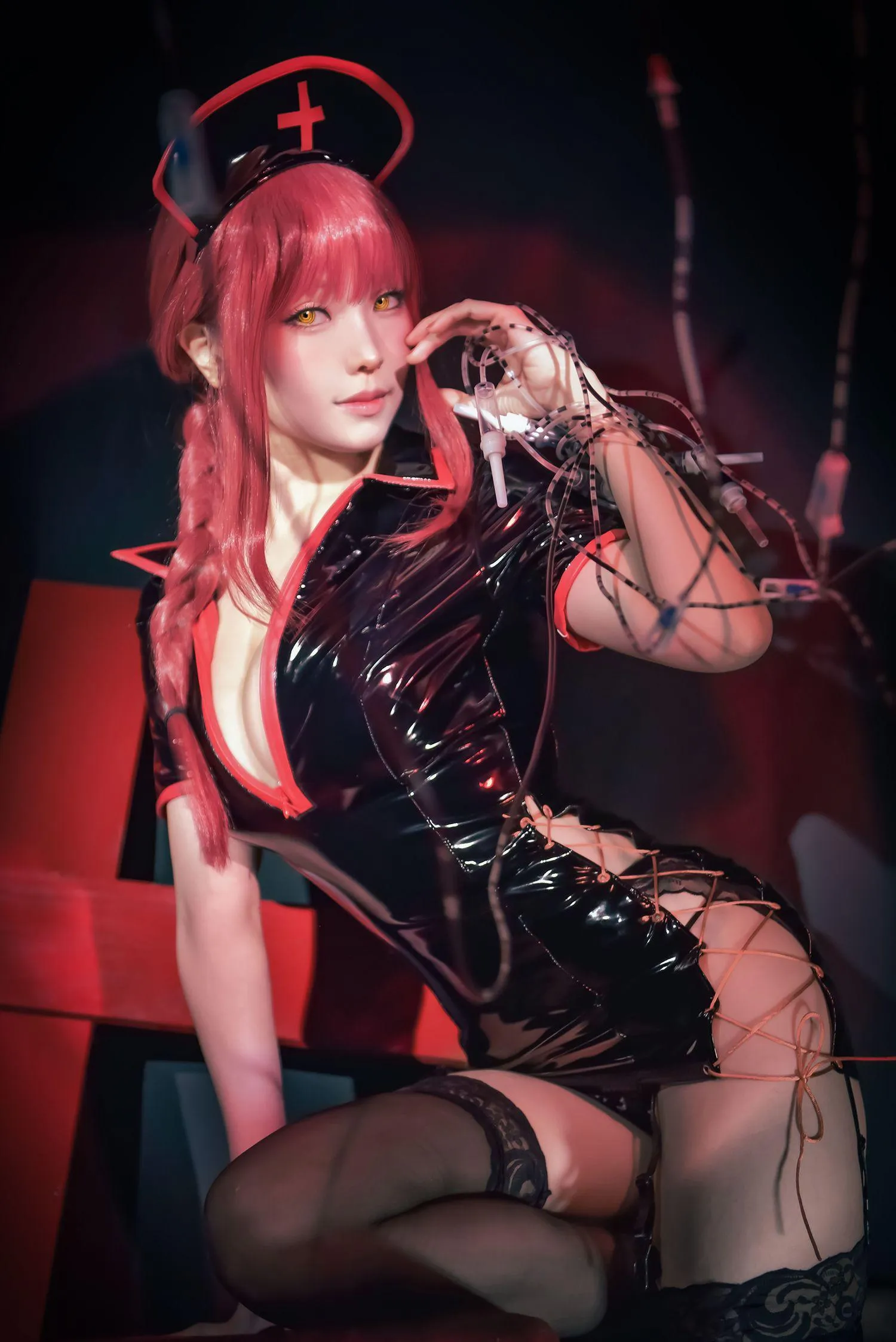 ElyEE子 – NO.100 Makima-Makima Black Nurse [28P]插图6