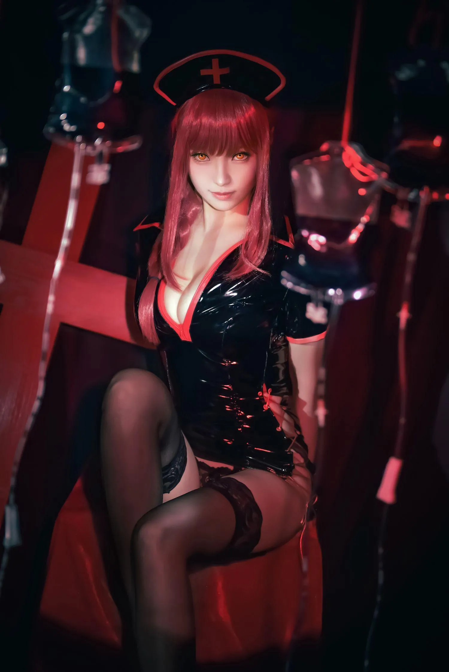 ElyEE子 – NO.100 Makima-Makima Black Nurse [28P]插图1