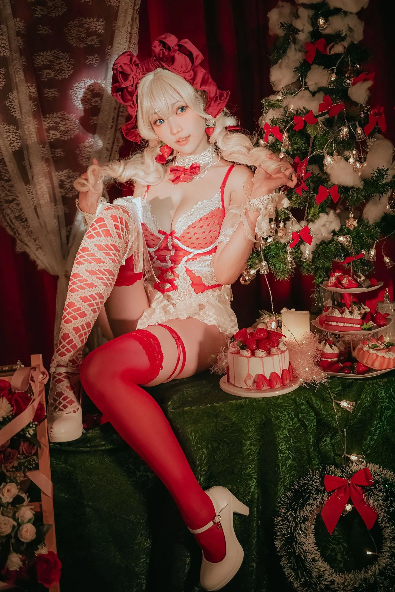 ElyEE子 – NO.103 草莓蛋糕少女 [33P]插图9