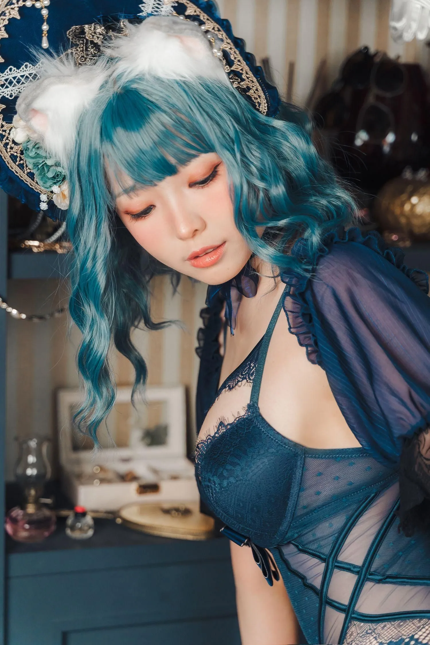 ElyEE子 – NO.94 Scottish Fold Cat Doll 摺耳貓少女人形 [60P]插图9
