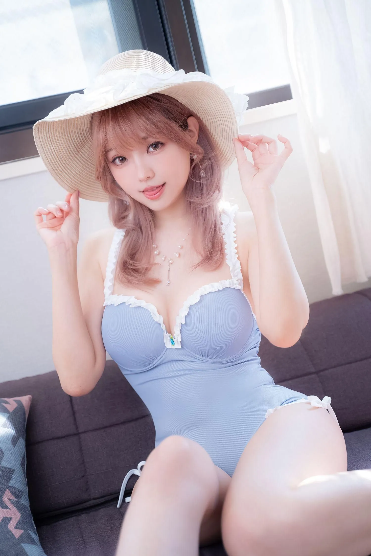 ElyEE子 – NO.96 Mist Blue Lady [37P]插图2