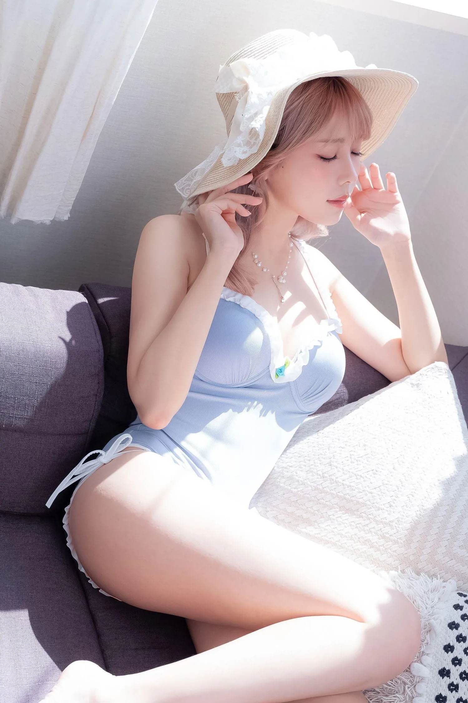 ElyEE子 – NO.96 Mist Blue Lady [37P]插图8