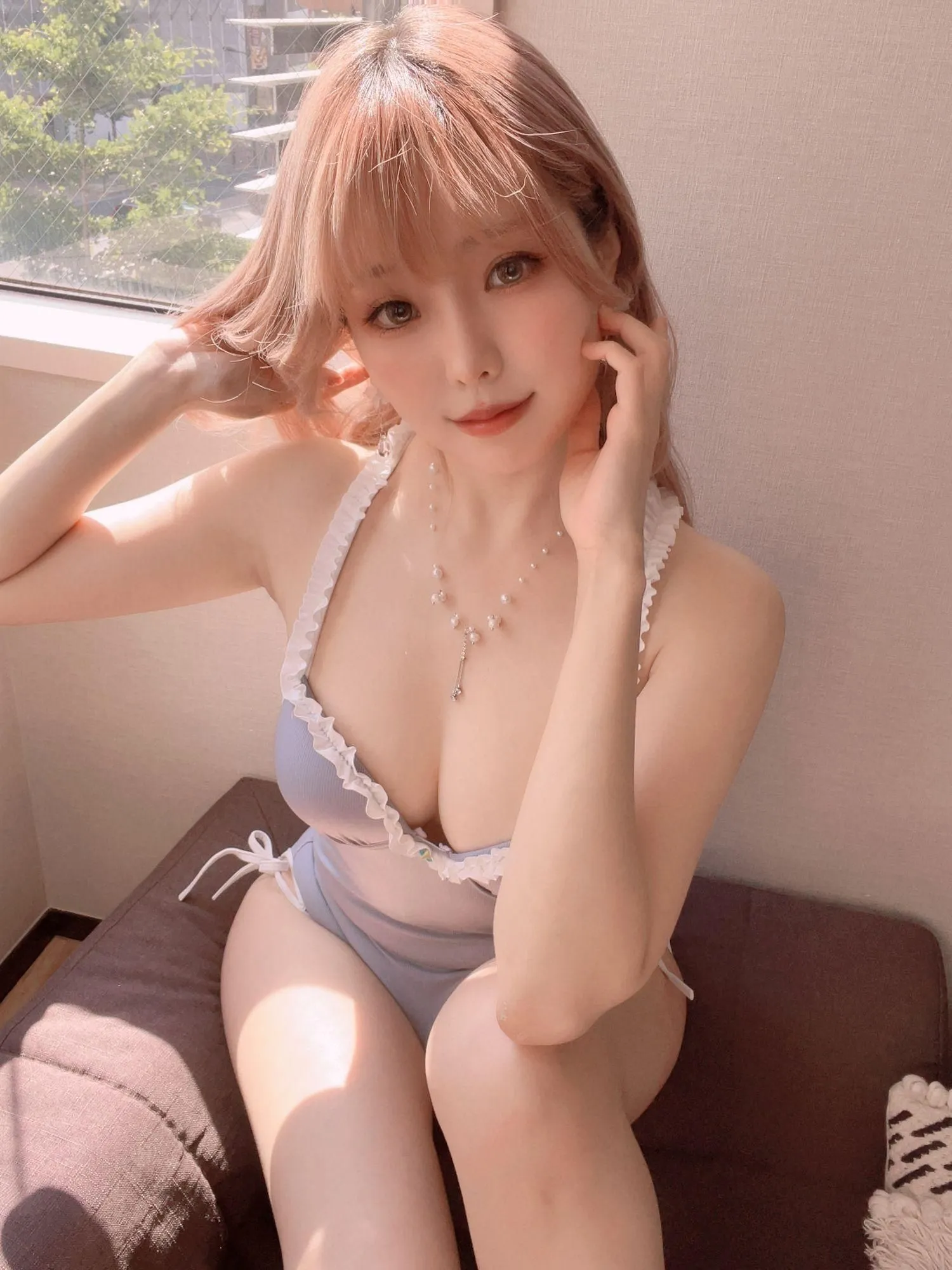 ElyEE子 – NO.96 Mist Blue Lady [37P]插图4
