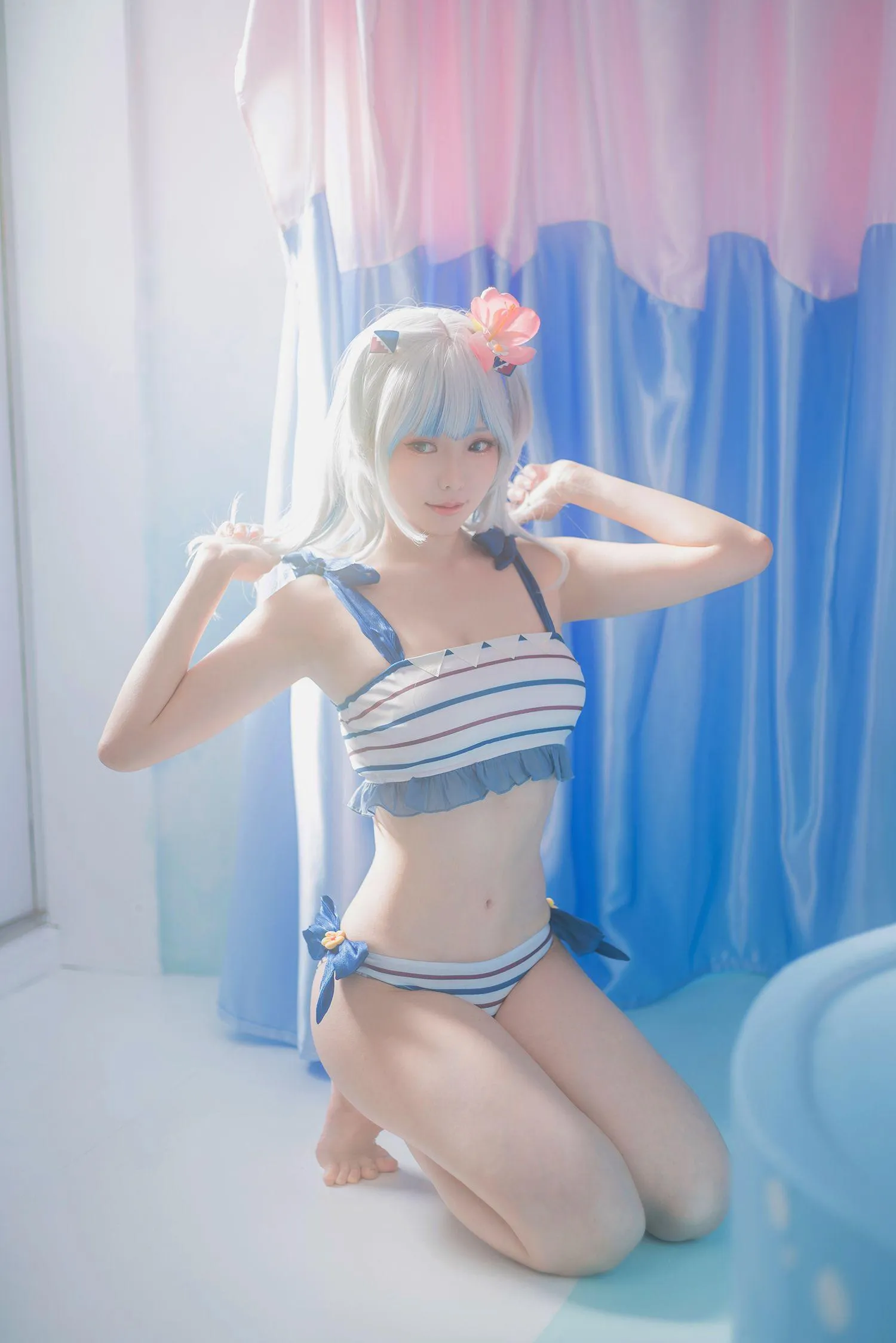 ElyEE子 – NO.98 2022.June-T4 (4套 视频)-A- Gawr Gura Swimsuit [24P]插图6