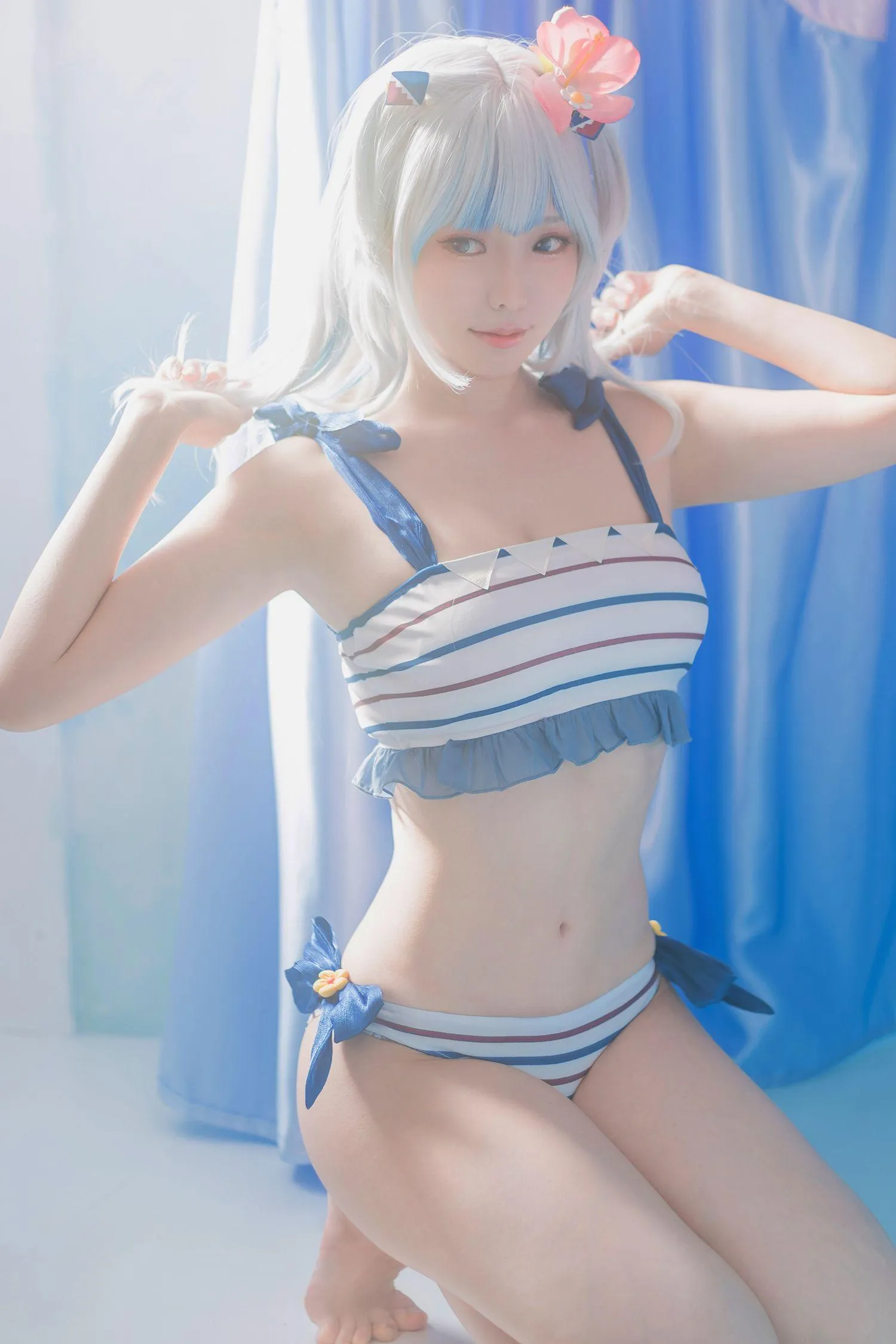 ElyEE子 – NO.98 2022.June-T4 (4套 视频)-A- Gawr Gura Swimsuit [24P]插图7