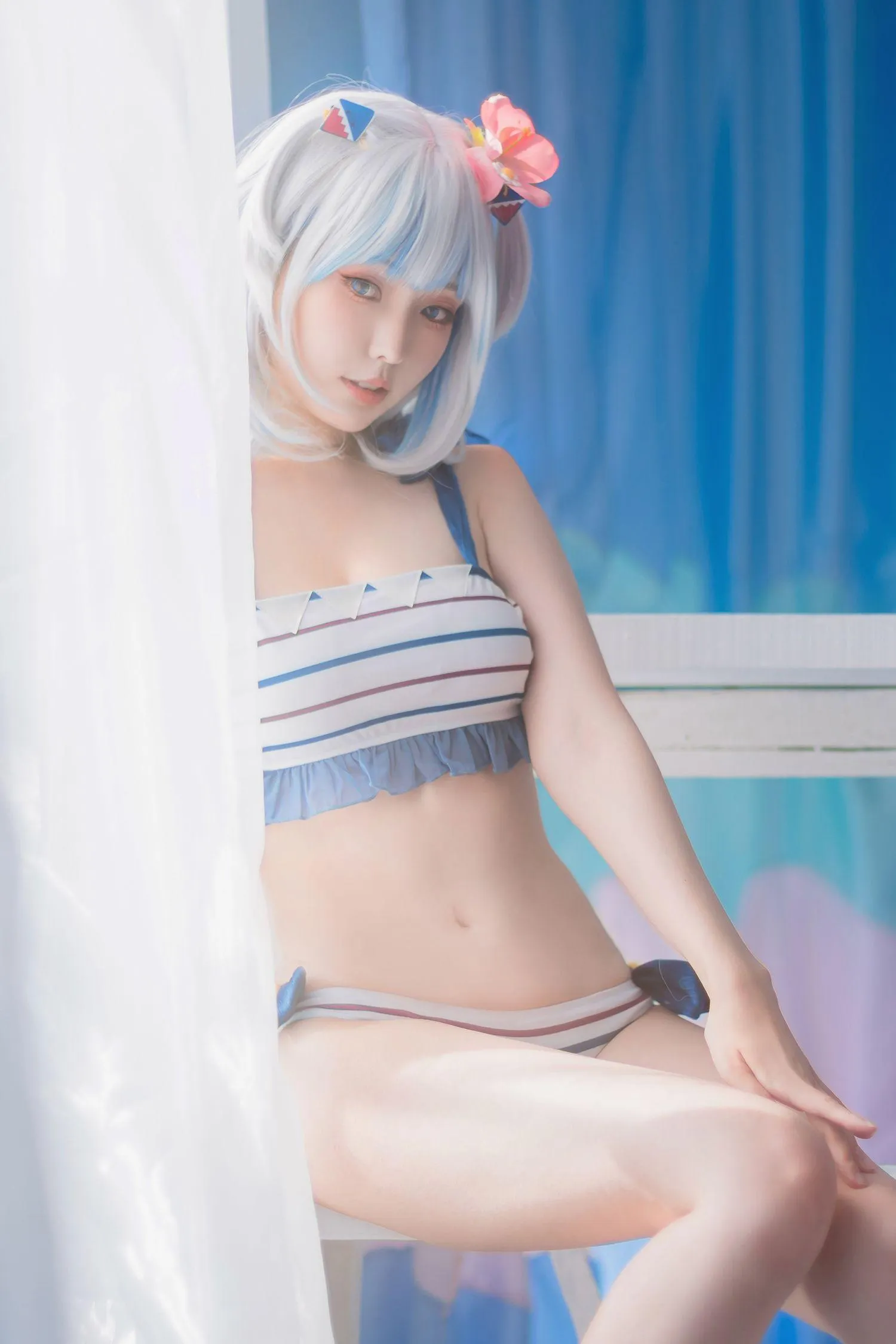 ElyEE子 – NO.98 2022.June-T4 (4套 视频)-A- Gawr Gura Swimsuit [24P]插图9