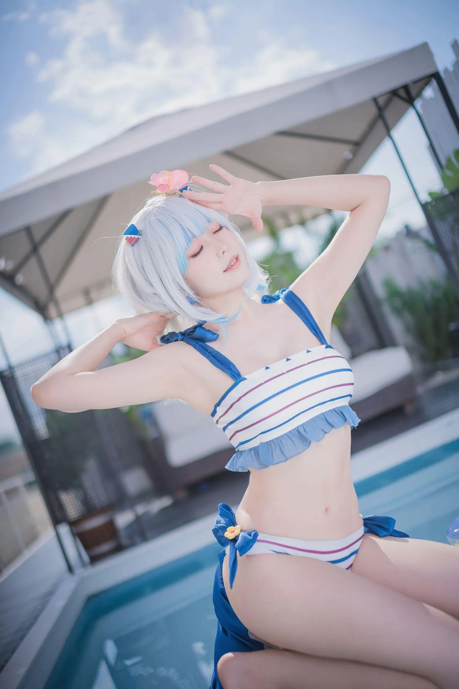 ElyEE子 – NO.98 2022.June-T4 (4套 视频)-A- Gawr Gura Swimsuit [24P]插图1