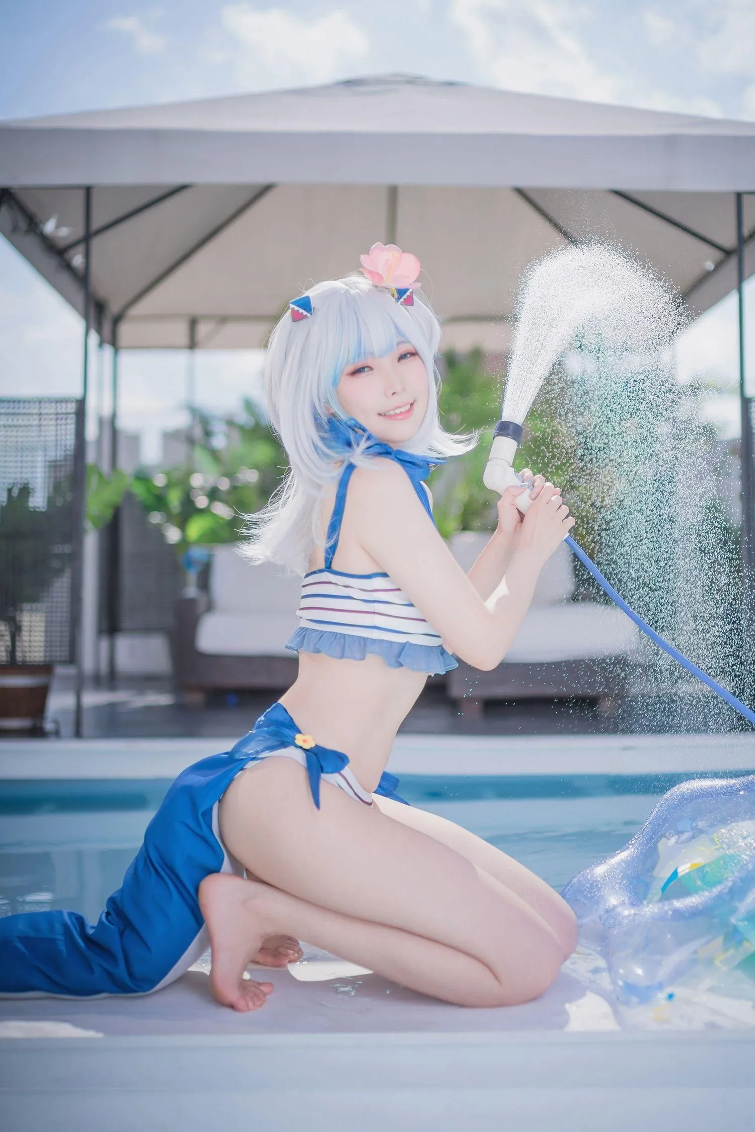 ElyEE子 – NO.98 2022.June-T4 (4套 视频)-A- Gawr Gura Swimsuit [24P]插图8