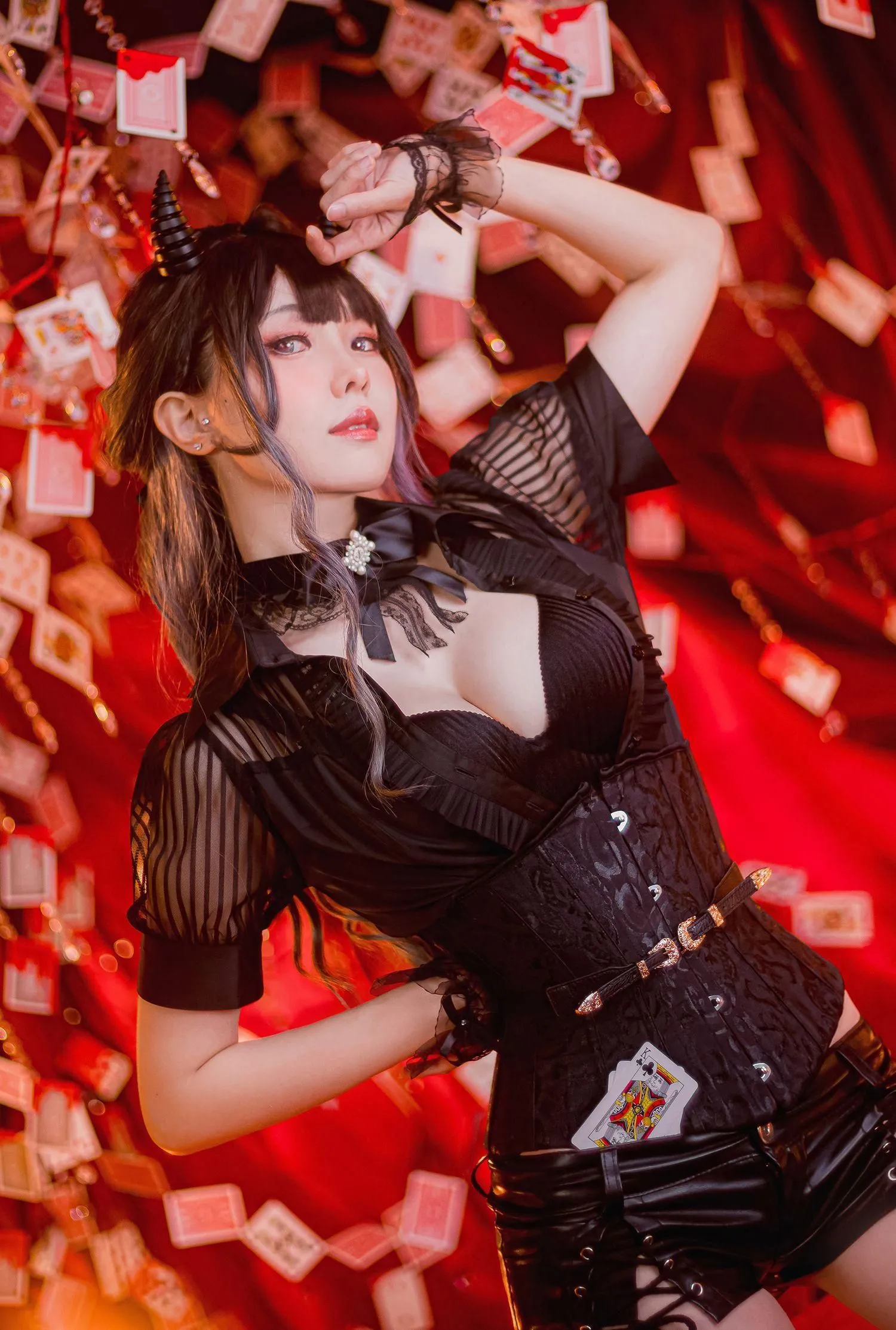 ElyEE子 – NO.98 2022.June-T4 (4套 视频)-B – Devil Croupier [27P]插图1