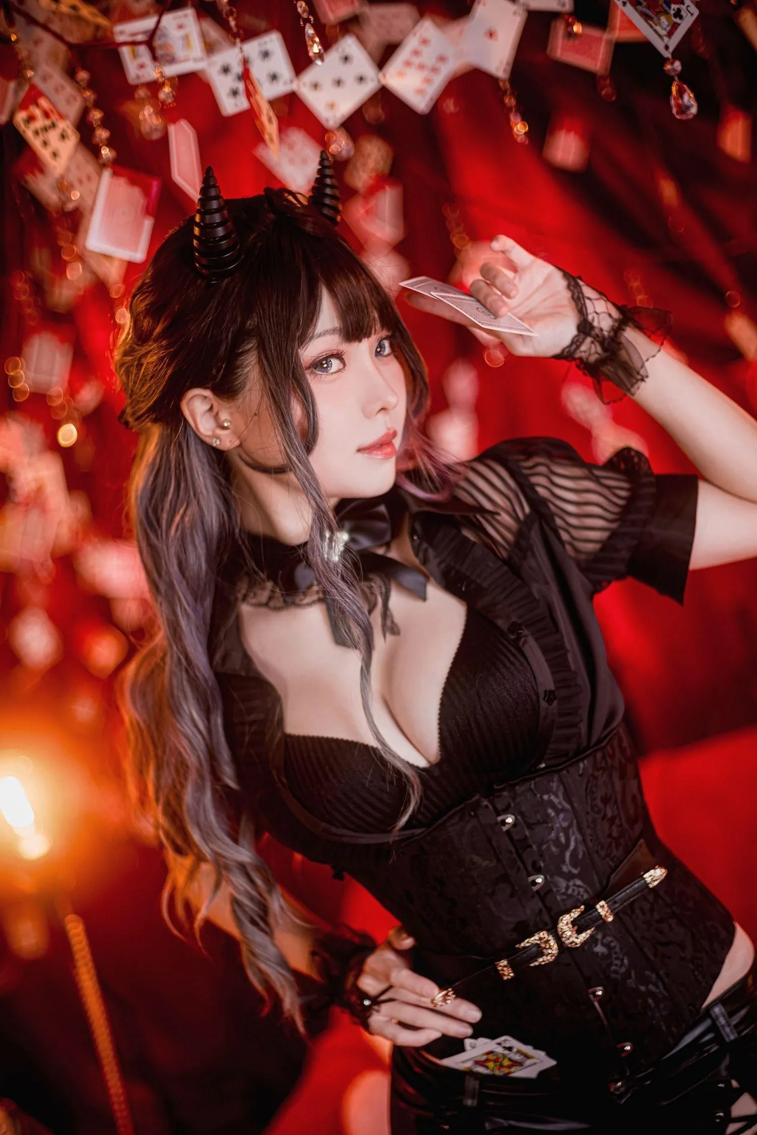 ElyEE子 – NO.98 2022.June-T4 (4套 视频)-B – Devil Croupier [27P]插图2