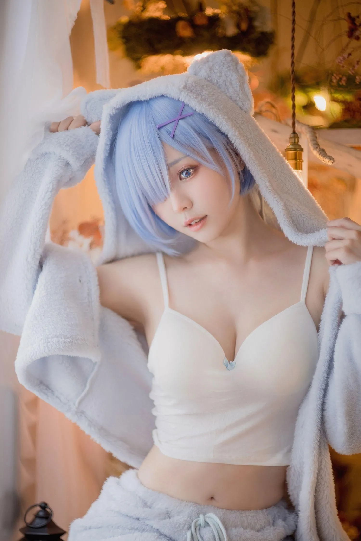 ElyEE子 – NO.98 2022.June-T4 (4套 视频)-C- Rem Pajamas [21P]插图5