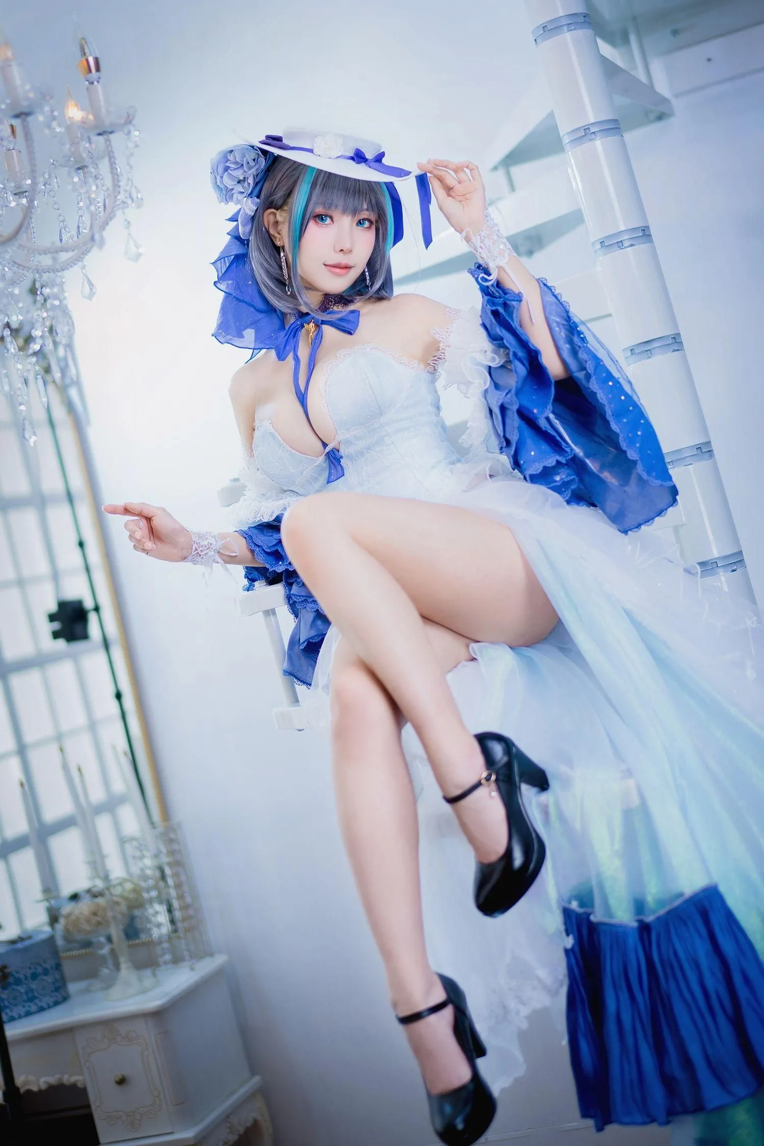 ElyEE子 – NO.99 Cheshire Dress [25P]插图5