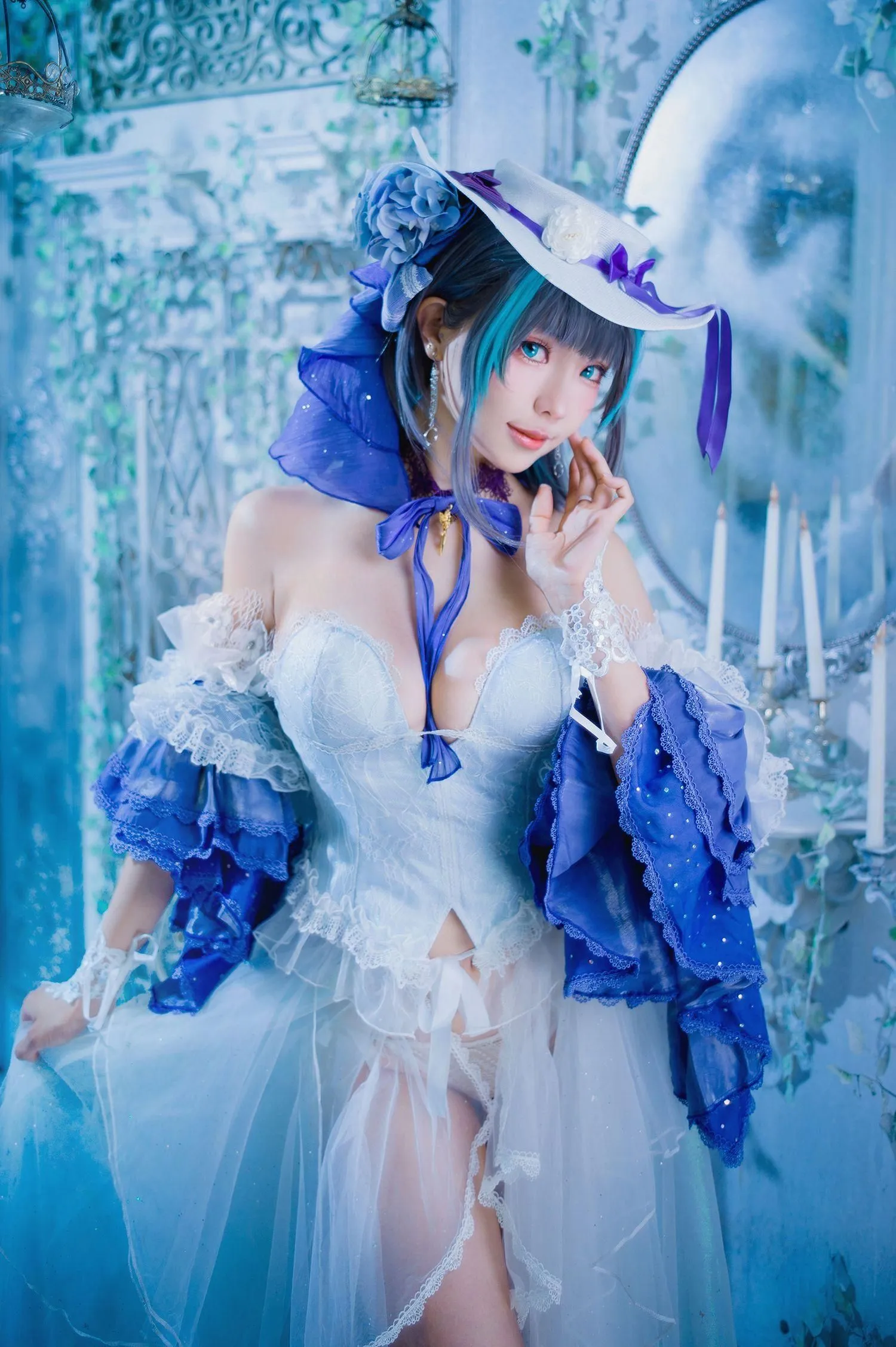 ElyEE子 – NO.99 Cheshire Dress [25P]插图8