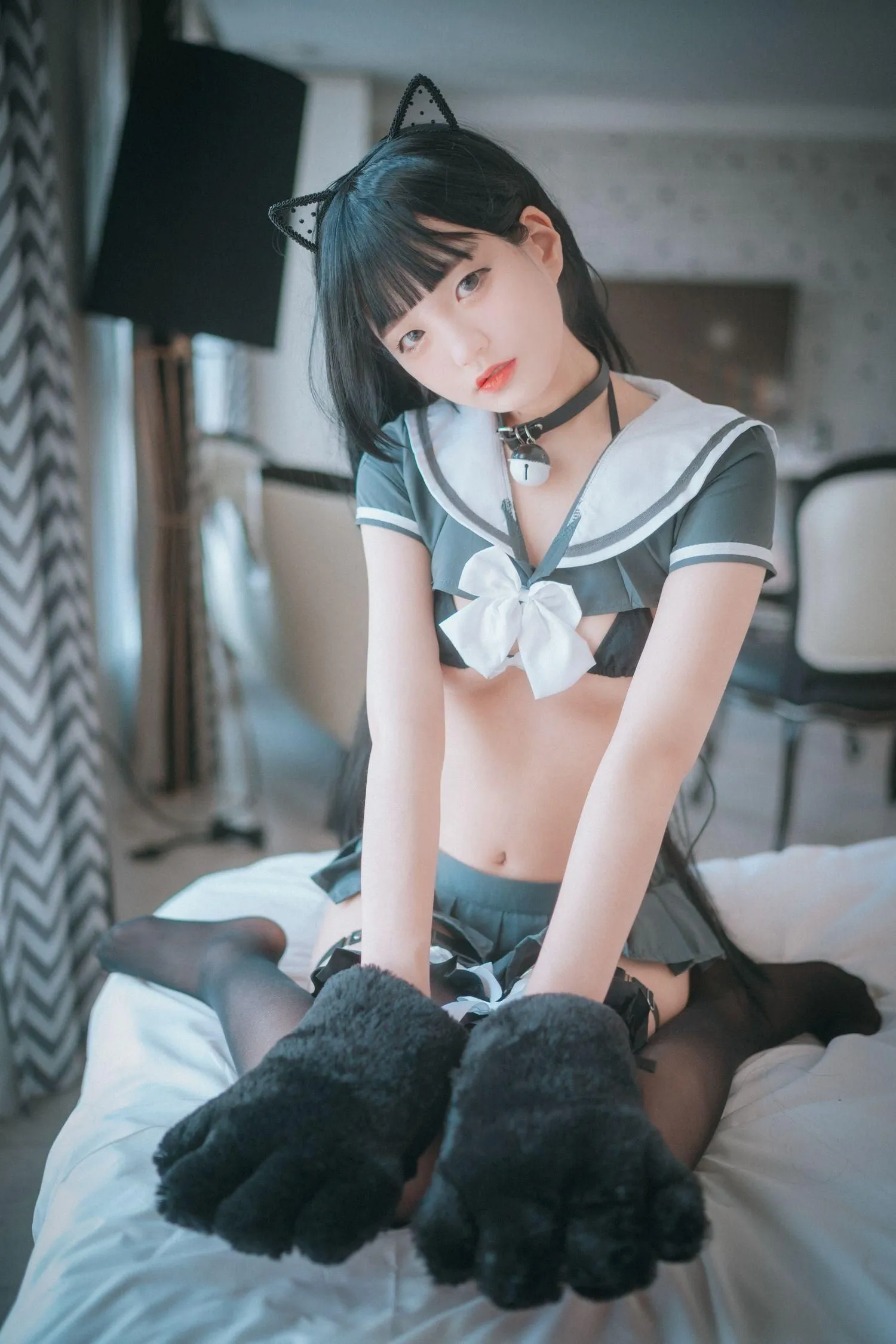 Jenny (정제니) – NO.43 [DJAWA] Katzenmädchen in Schuluniform [42P]插图3