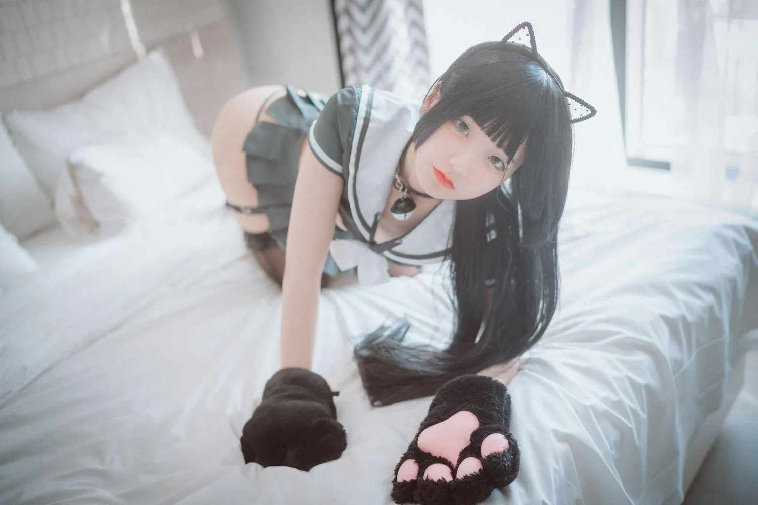 Jenny (정제니) – NO.43 [DJAWA] Katzenmädchen in Schuluniform [42P]插图9
