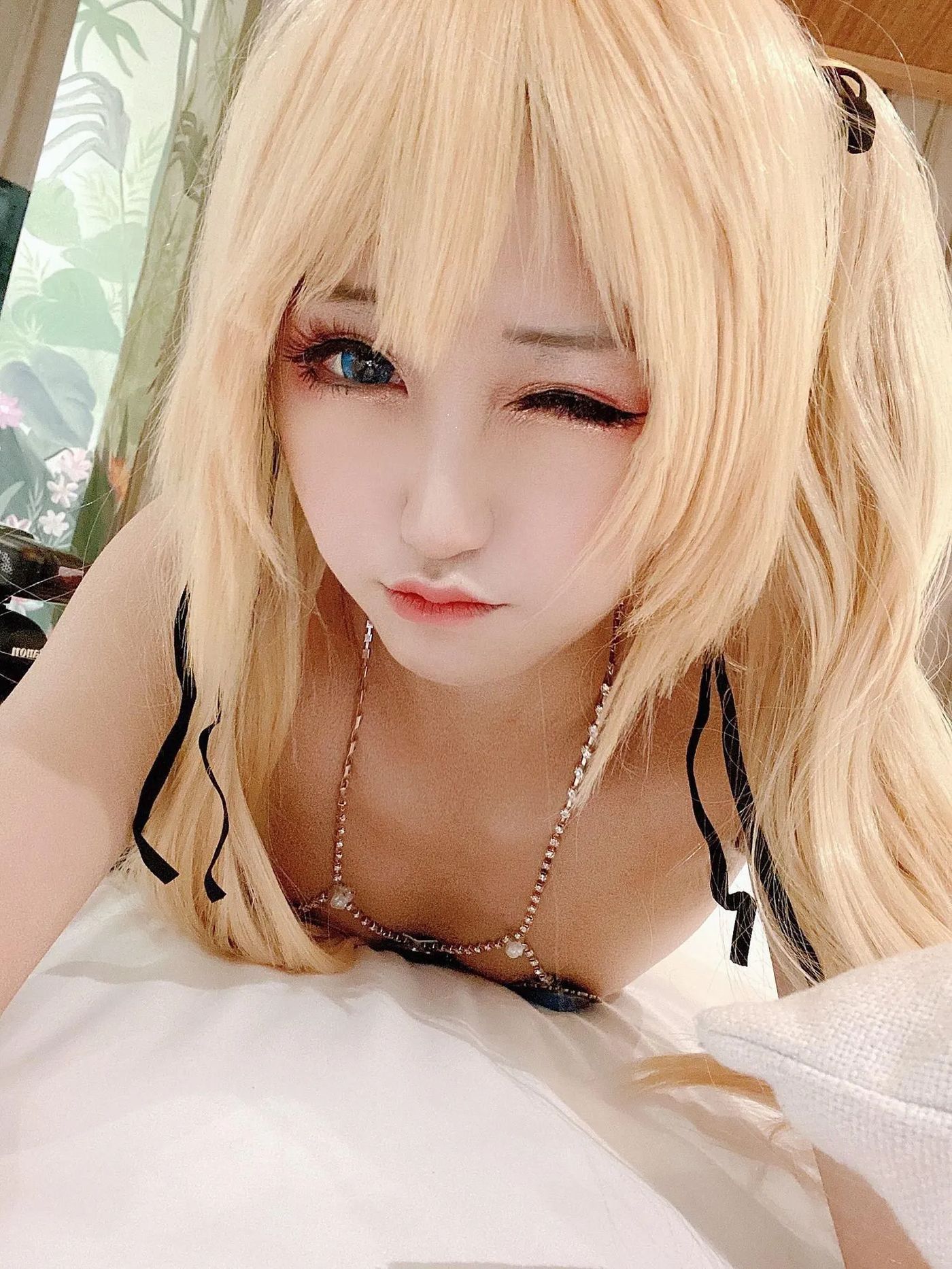 Kuuko W – NO.05 Marie Rose Fortune Bikini Selfie Set [33P]插图1