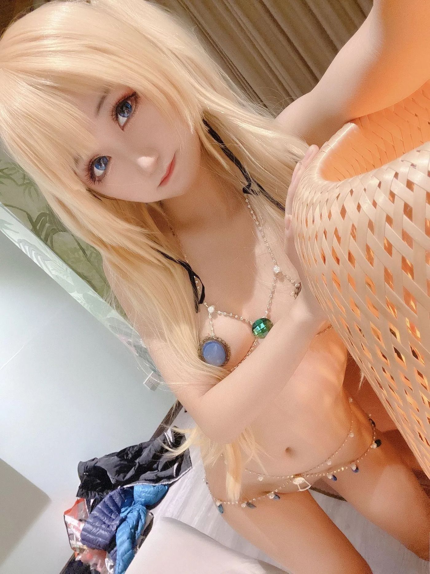 Kuuko W – NO.05 Marie Rose Fortune Bikini Selfie Set [33P]插图6
