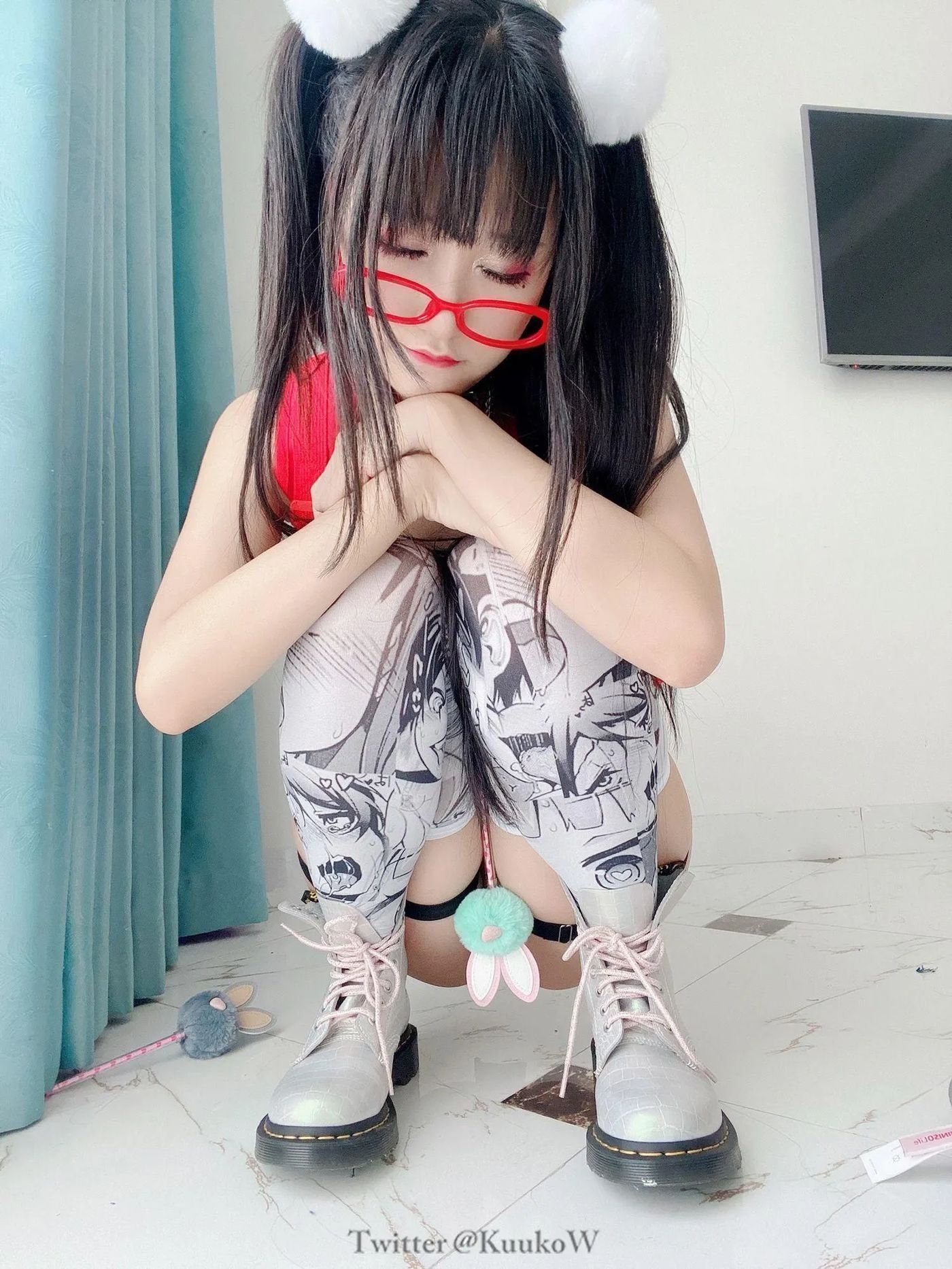 Kuuko W – NO.32 Megane-chan [52P]插图7