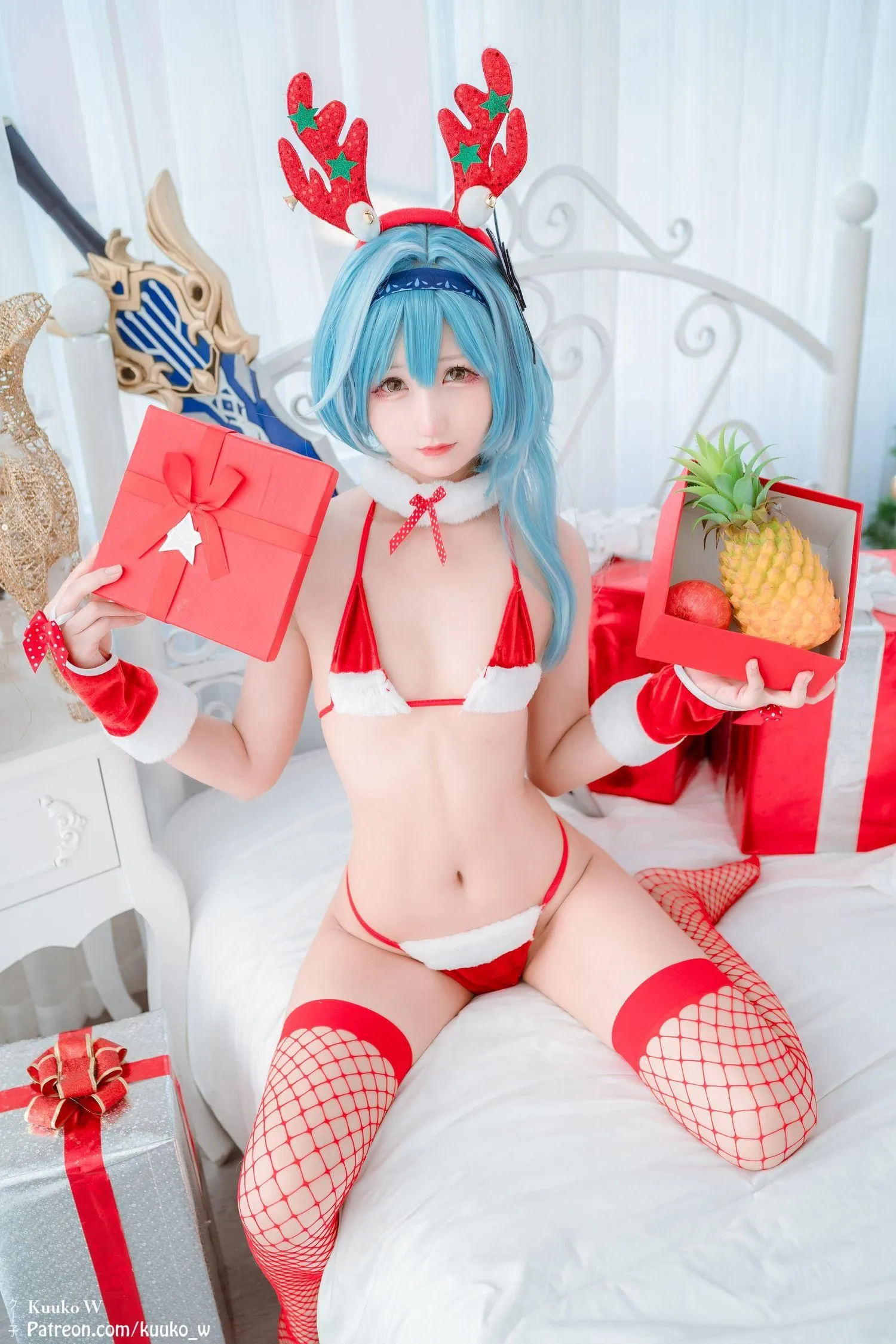 Kuuko W – NO.69 XMAS Eula [20P]插图5