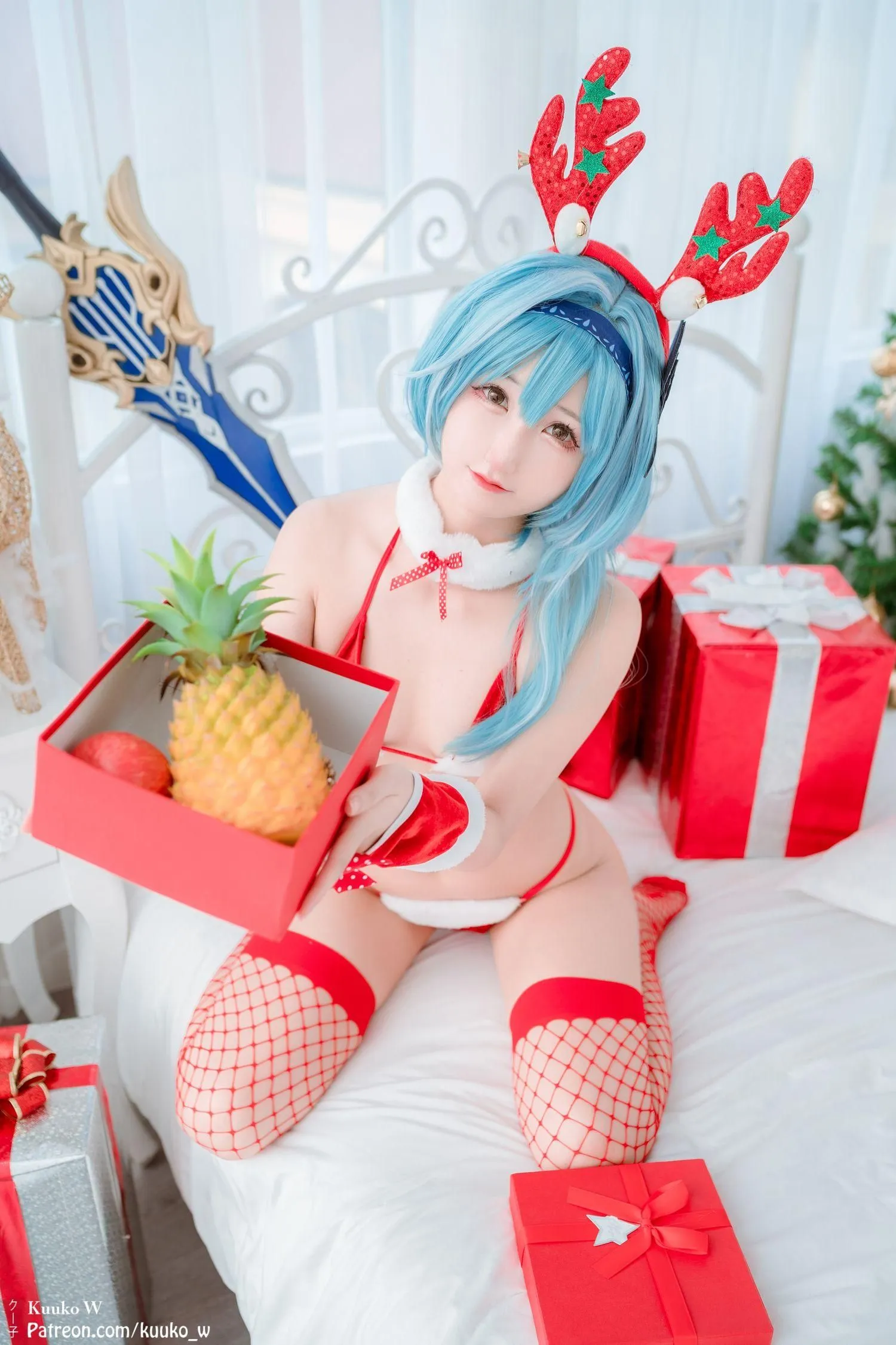 Kuuko W – NO.69 XMAS Eula [20P]插图6