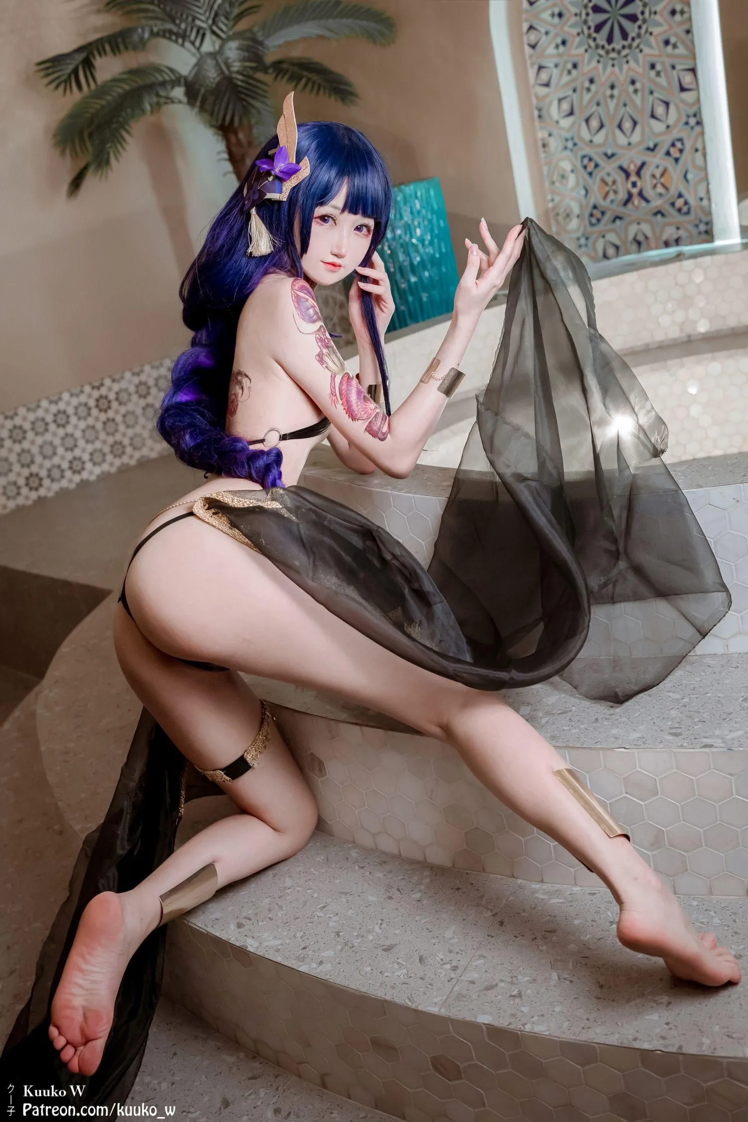 Kuuko W – NO.77 Raiden Shogun [28P]插图7