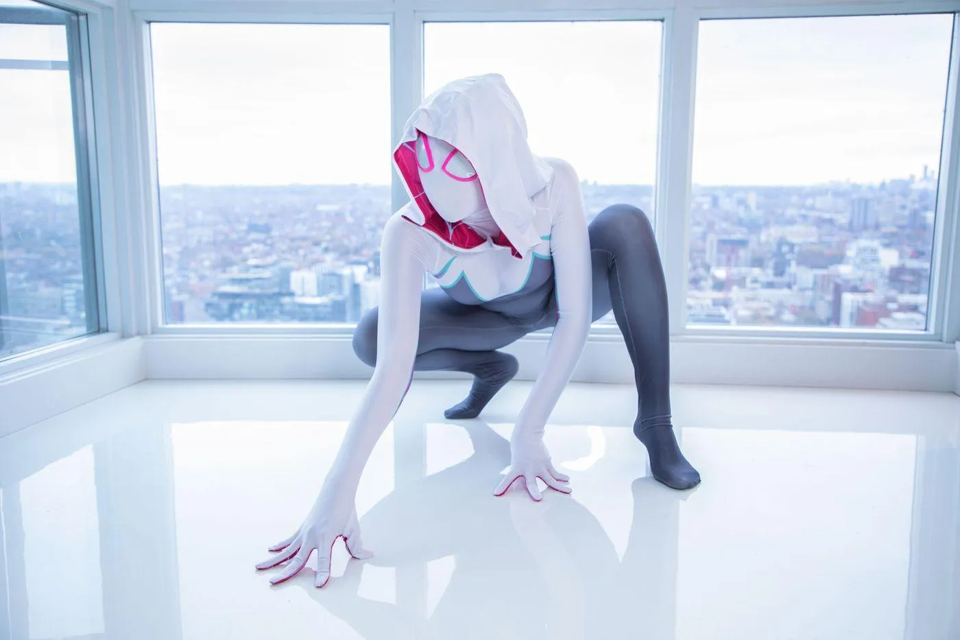 MisswarmJ – NO.09 Spider Gwen [43P]插图1